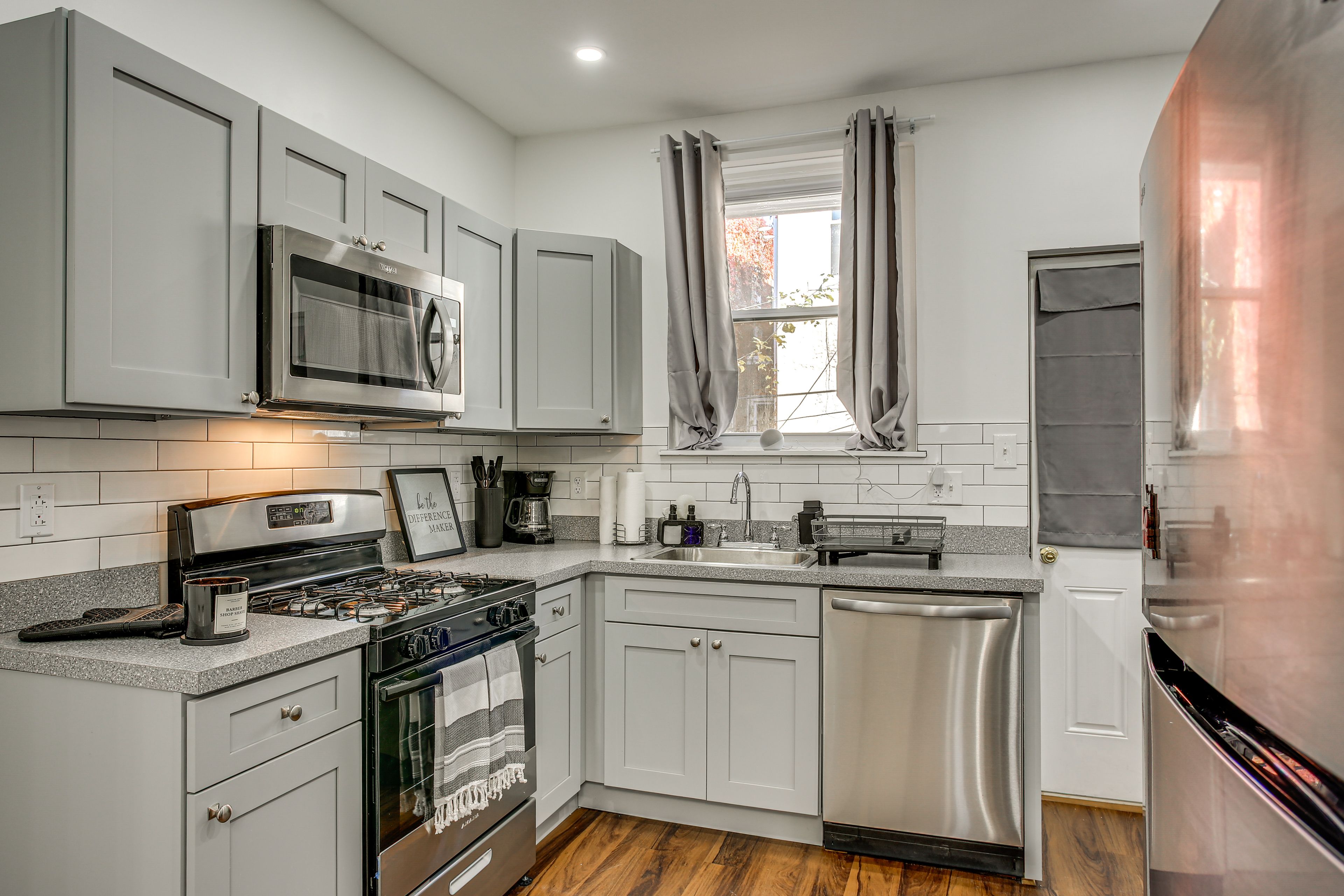 Property Interior | 3-Story Townhome | Free WiFi | Central A/C & Heating