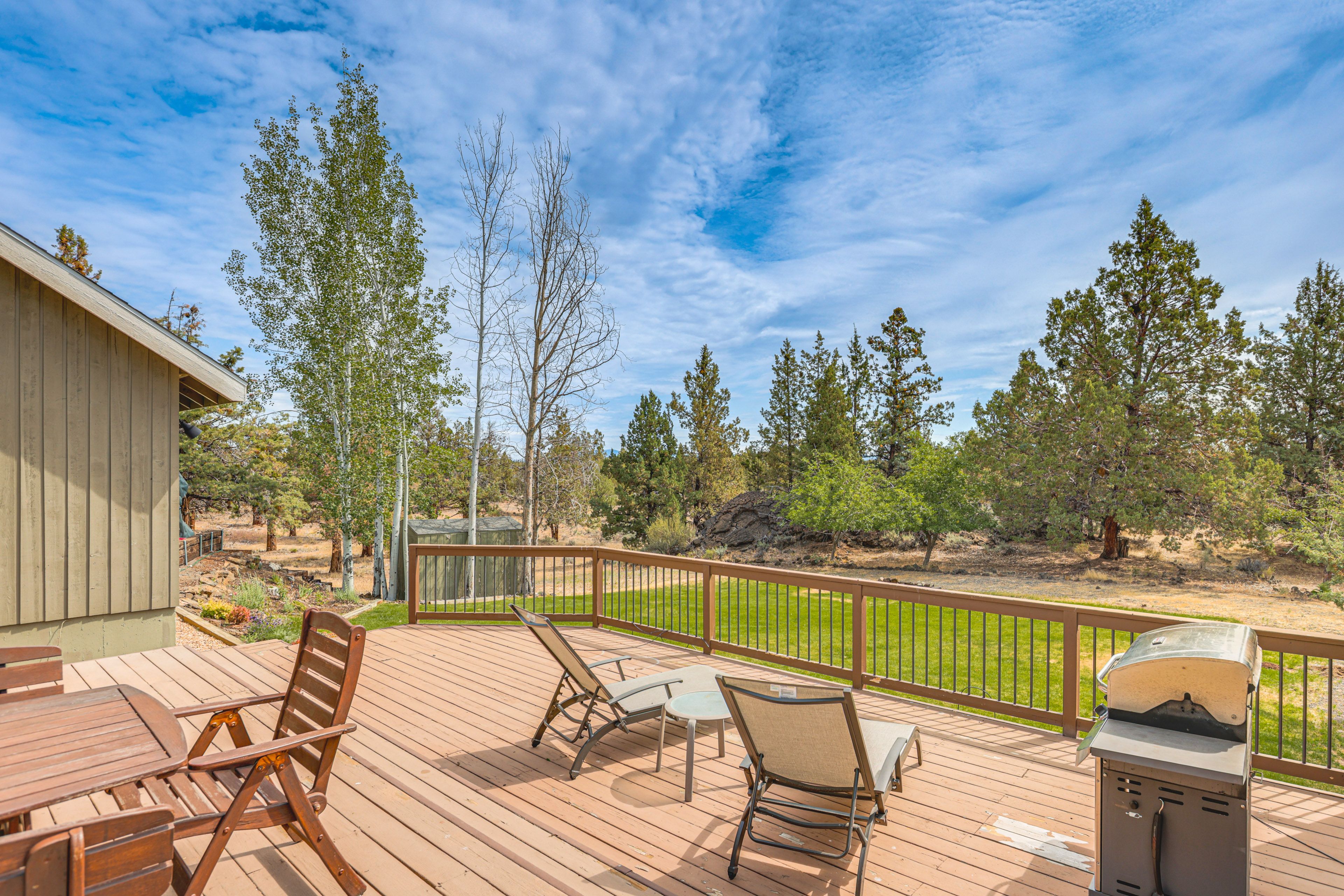 Bend Vacation Rental | 2BR | 2BA | 1,897 Sq Ft | Stairs Required