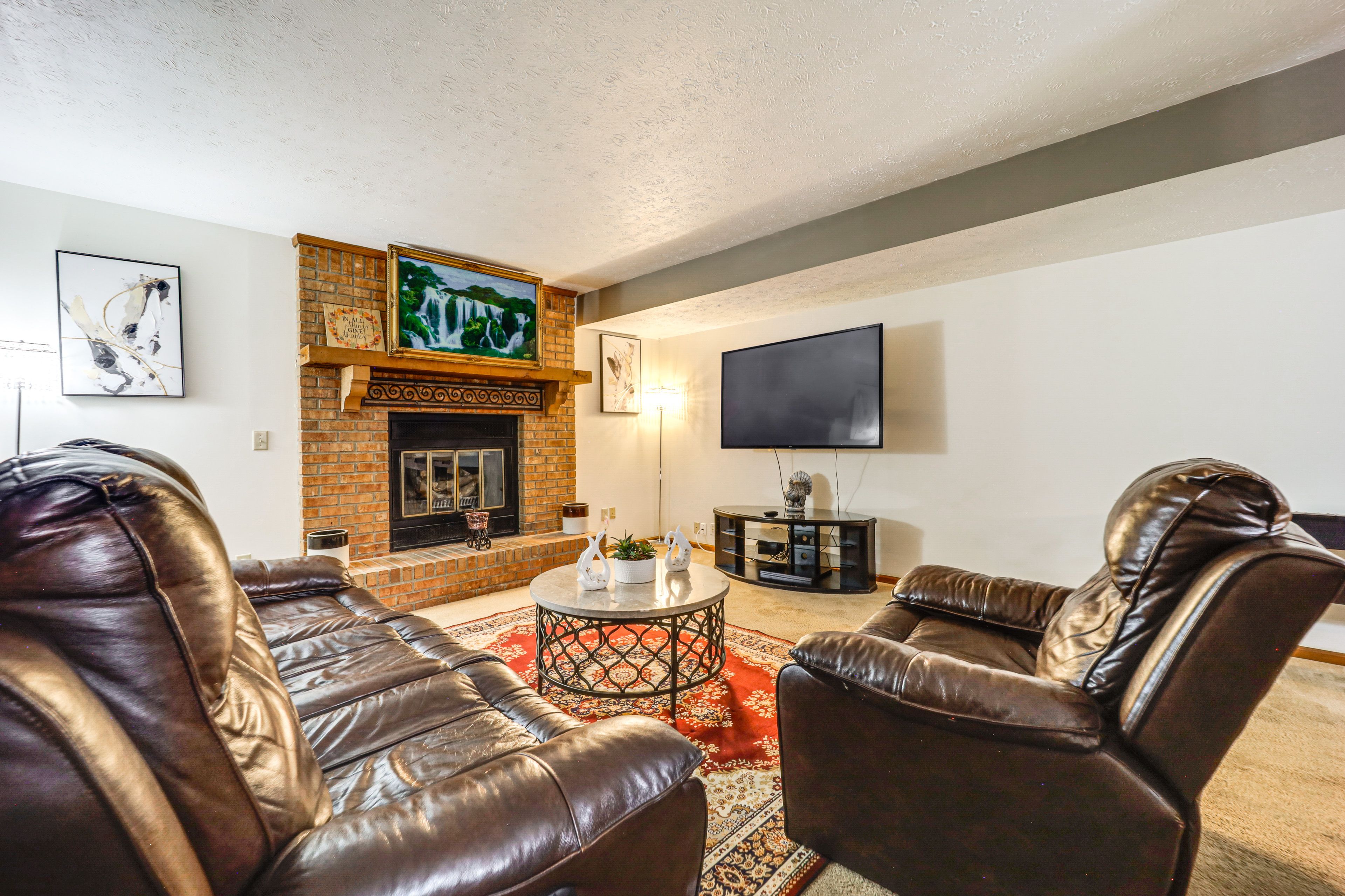 Property Interior | 2-Story Home | Free WiFi | Central A/C & Heating