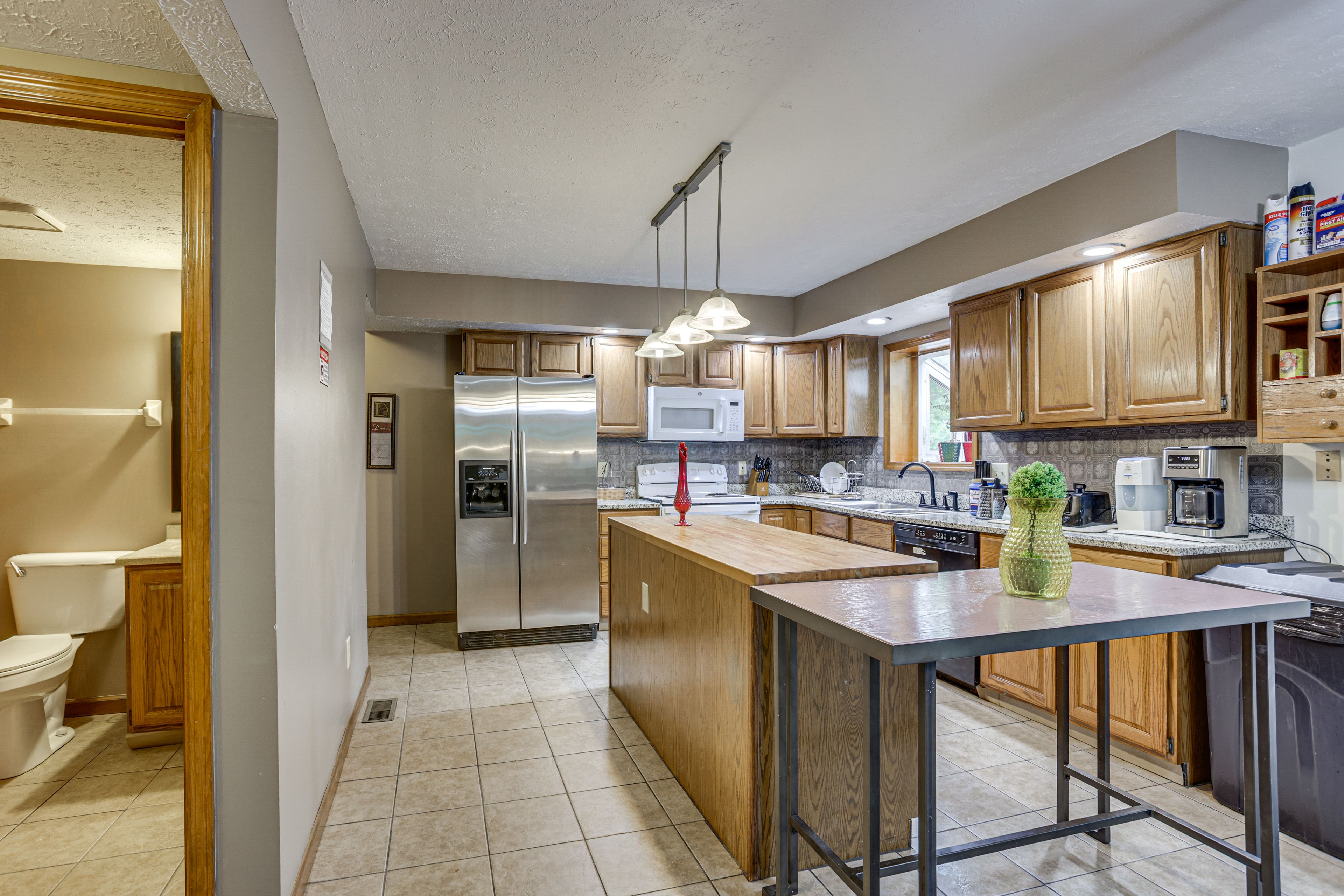 Kitchen | 1st Floor | Cooking Basics | Drip Coffee Maker | Refrigerator | Spices