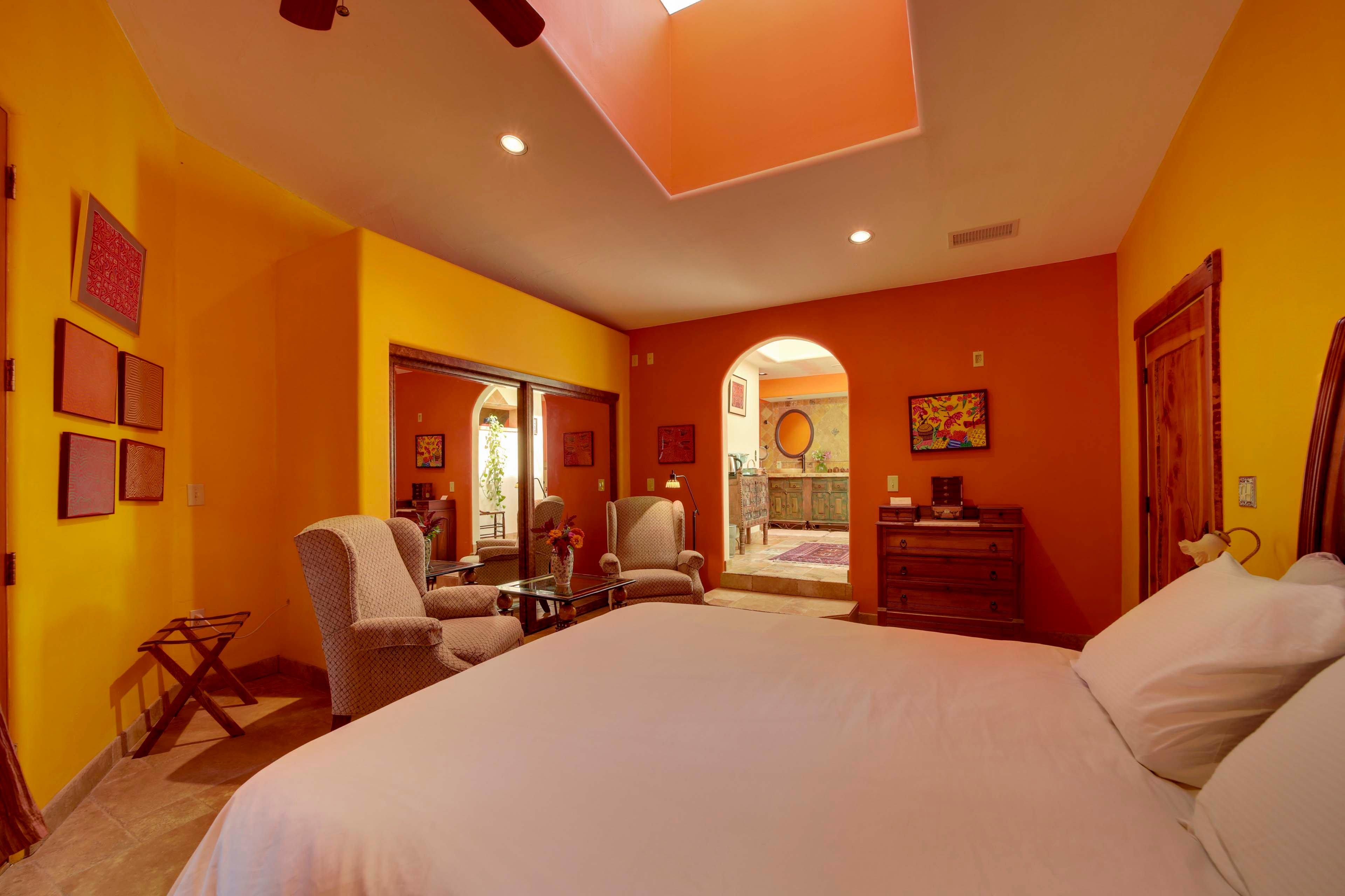 Studio | Sleeping Area | Queen Bed | Linens Provided