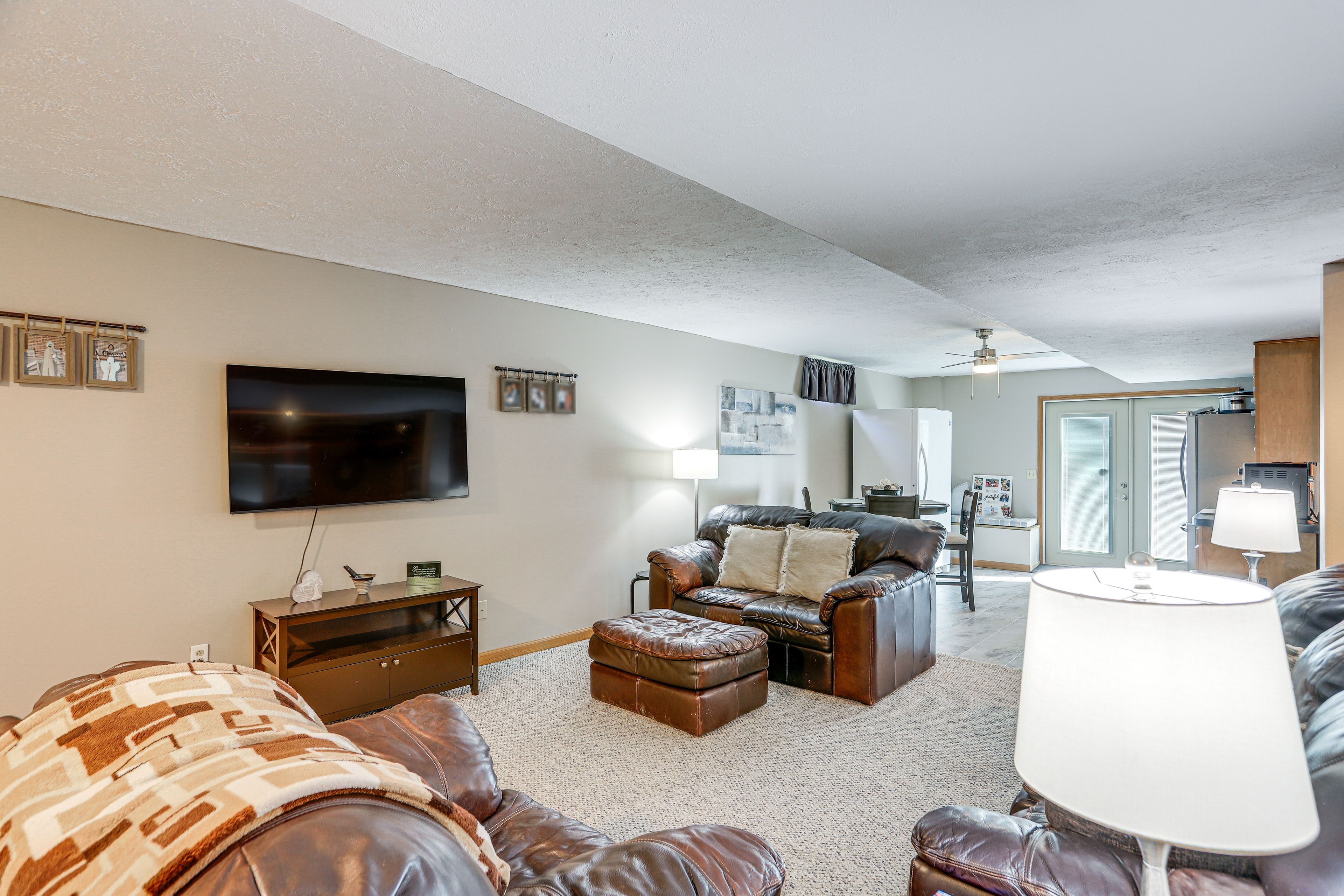 Apartment Suite | Living Space | Lower Level | Smart TV