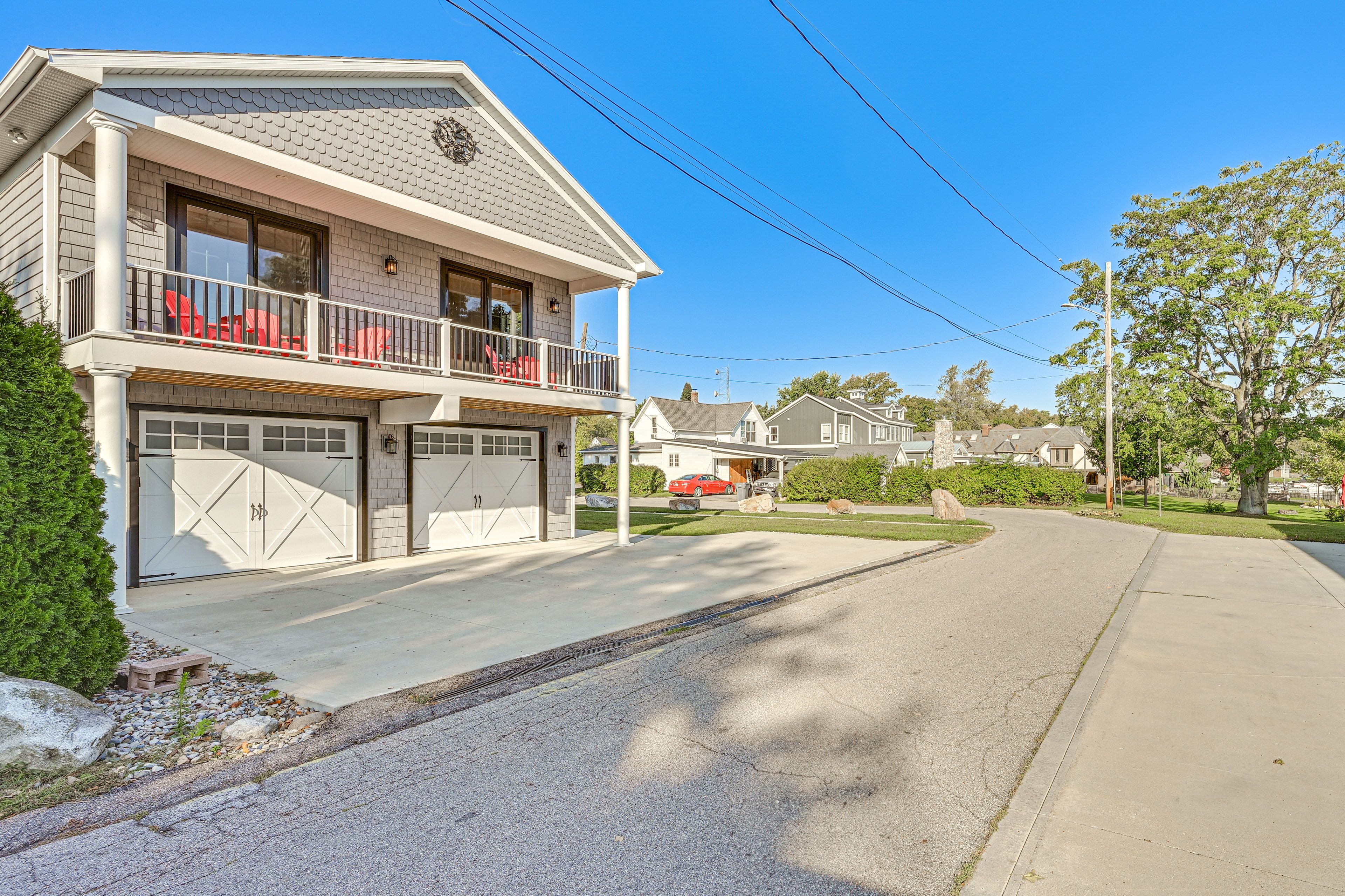 Home Exterior | 1 Block to Beach
