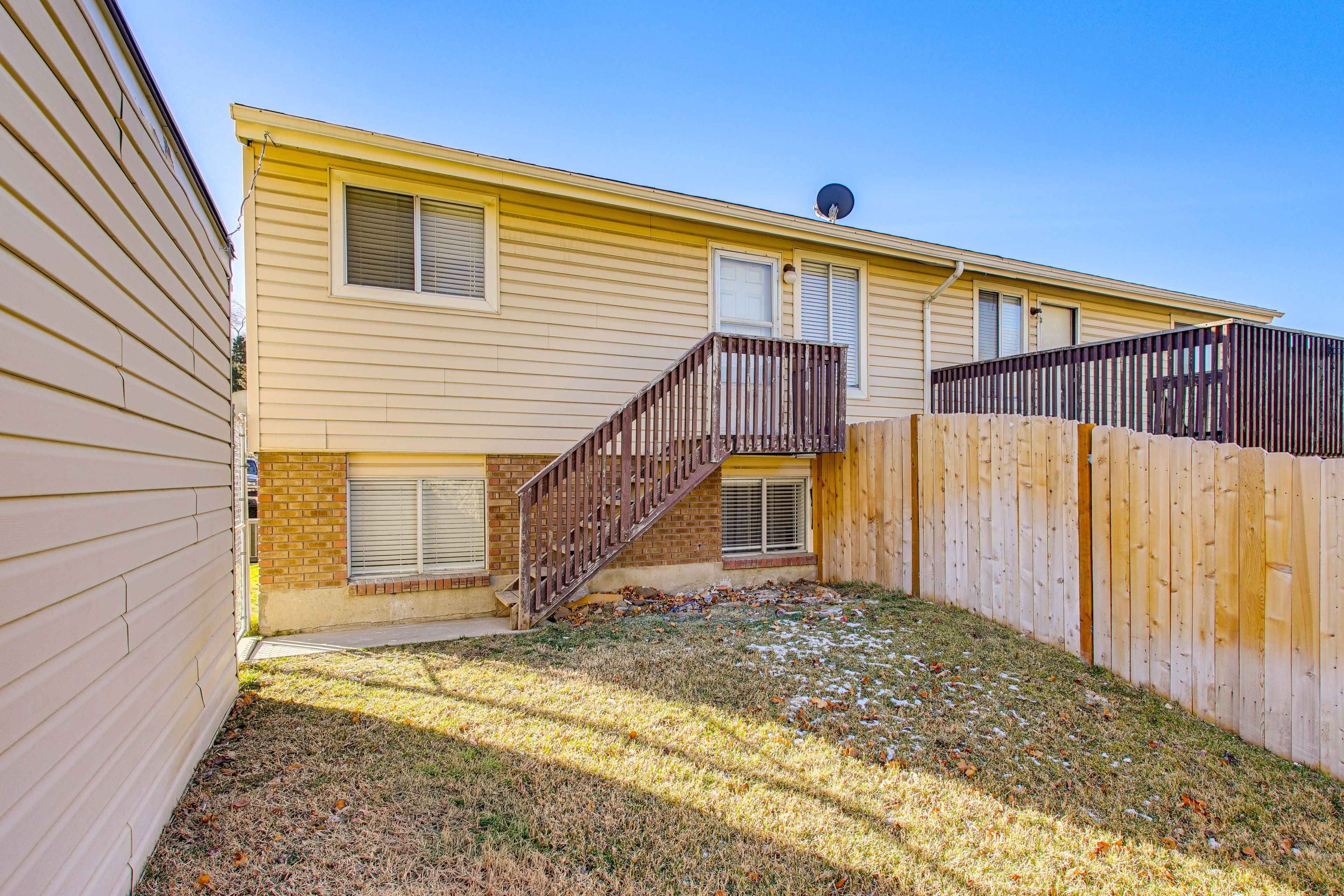 Fenced Backyard | Stairs Required | Multi-Story Duplex