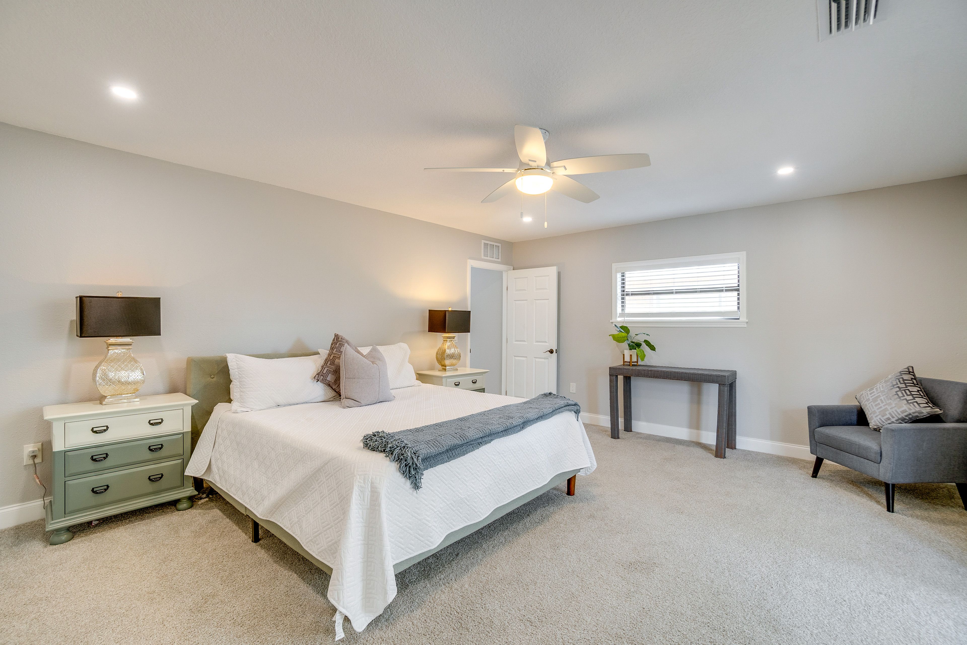 Bedroom 1 | 2nd Floor | King Bed | Balcony Access | Linens Provided