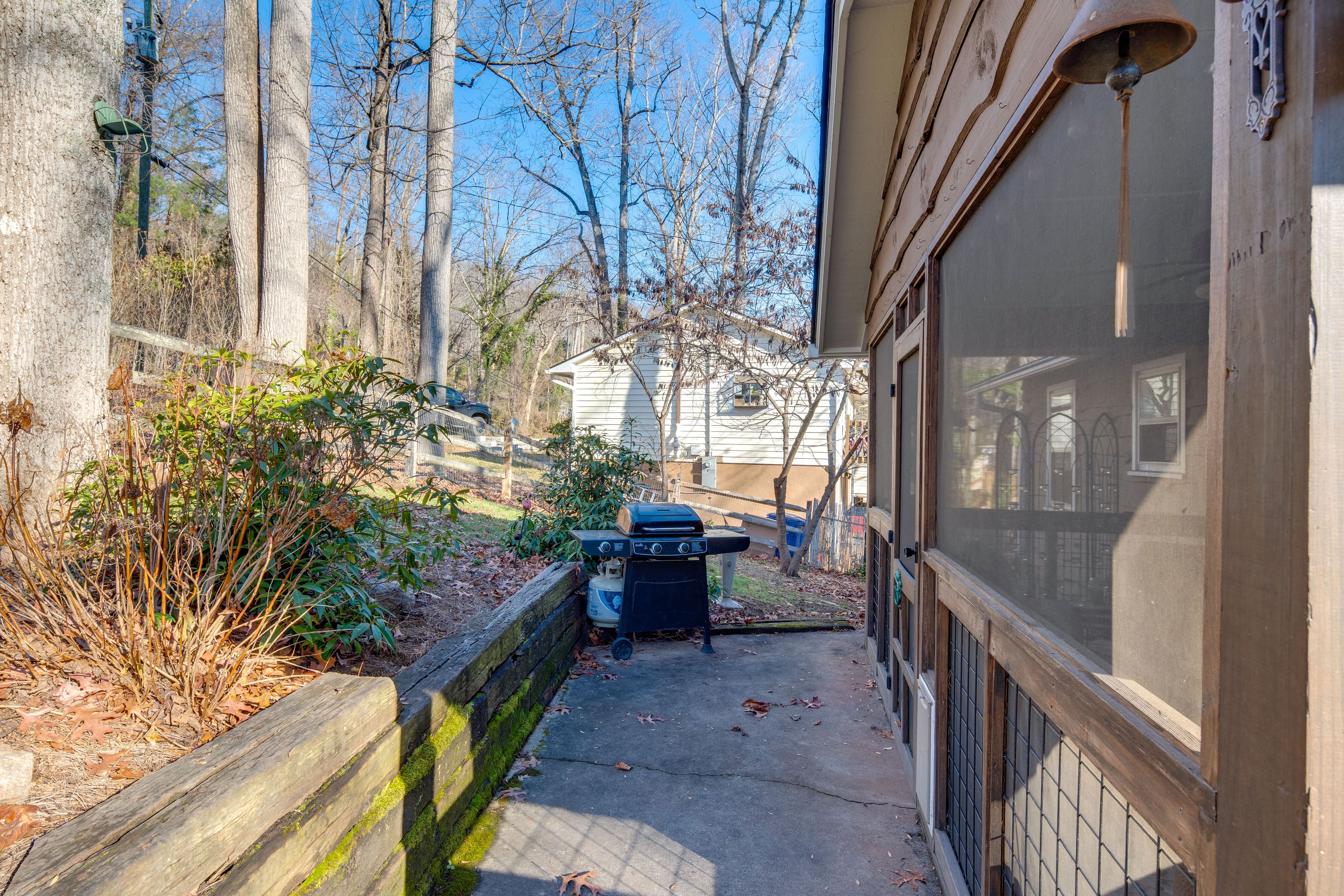 Cabin Exterior | Gas Grill