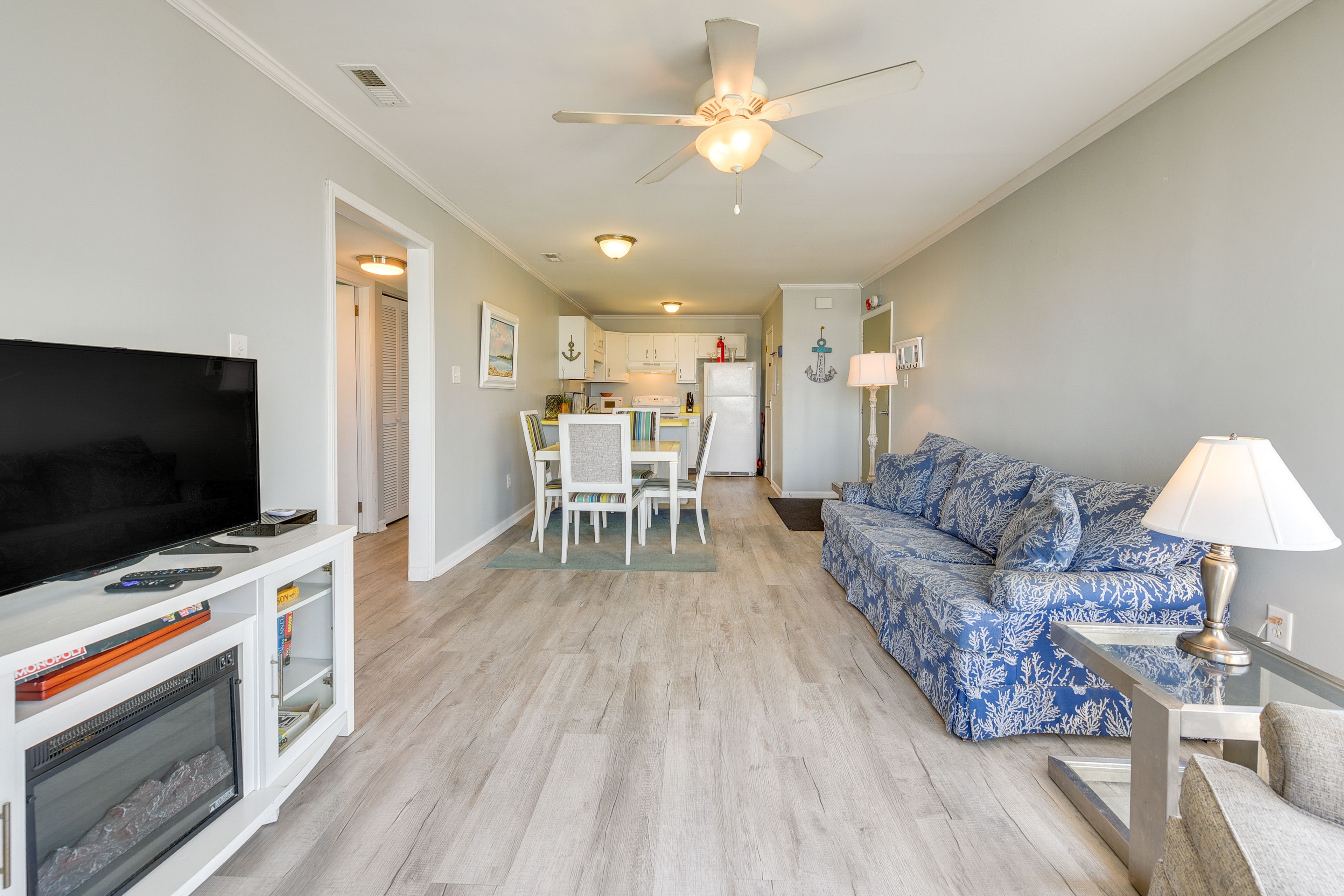 Myrtle Beach Vacation Rental | 2BR | 1.5BA | 868 Sq Ft | Stairs to Enter