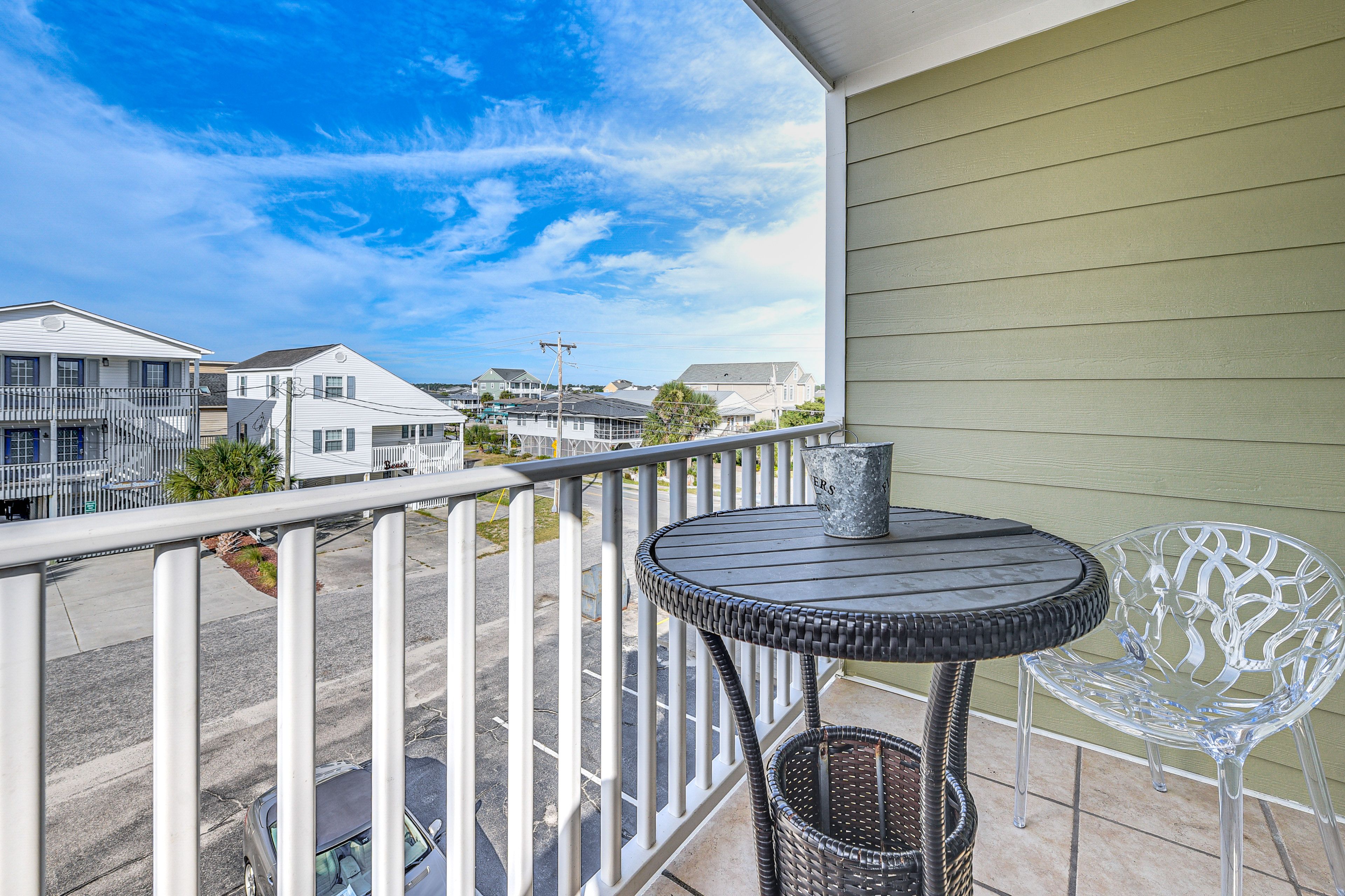 Private Balcony | Access via Living Room
