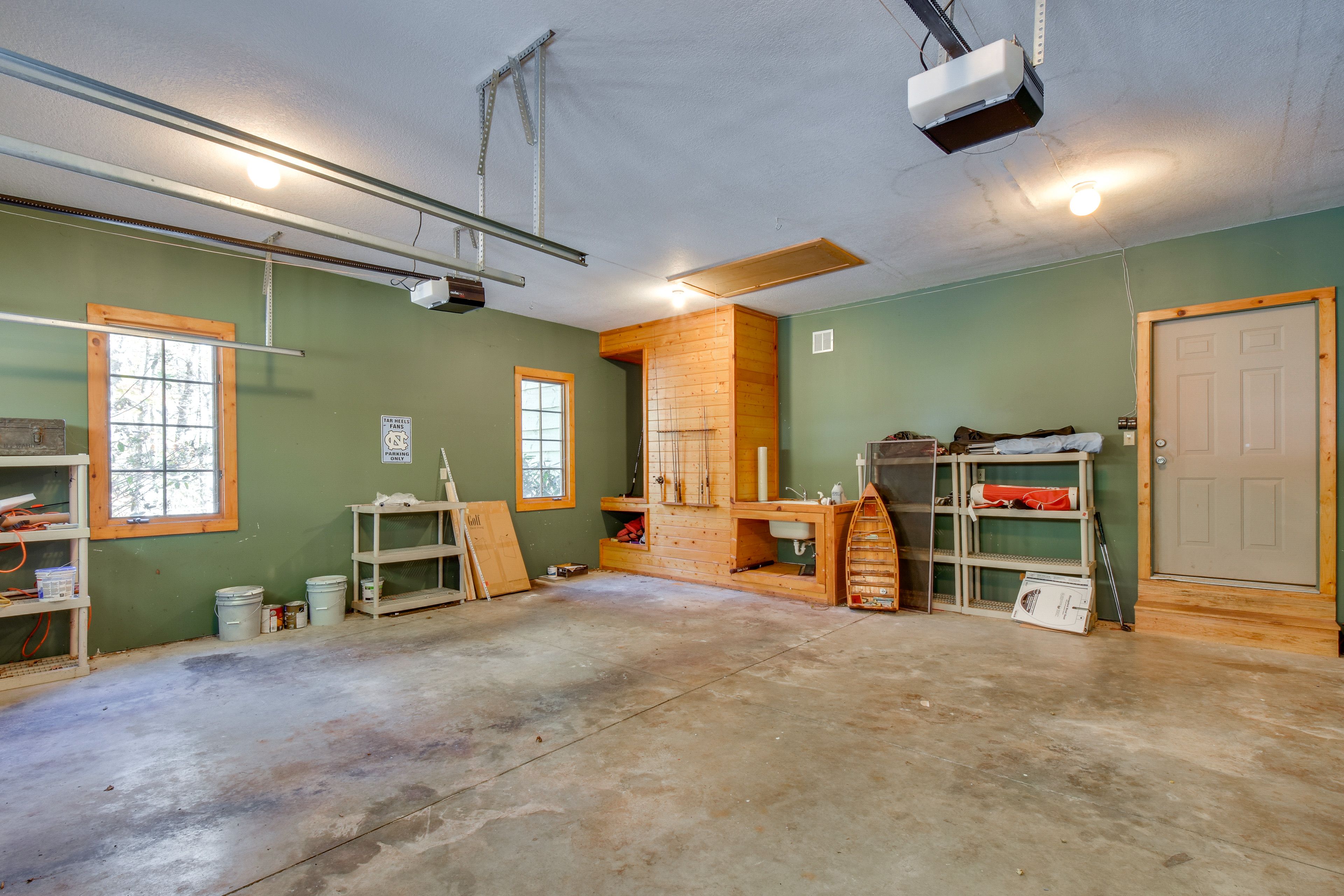 Garage Interior | EV Charger Available