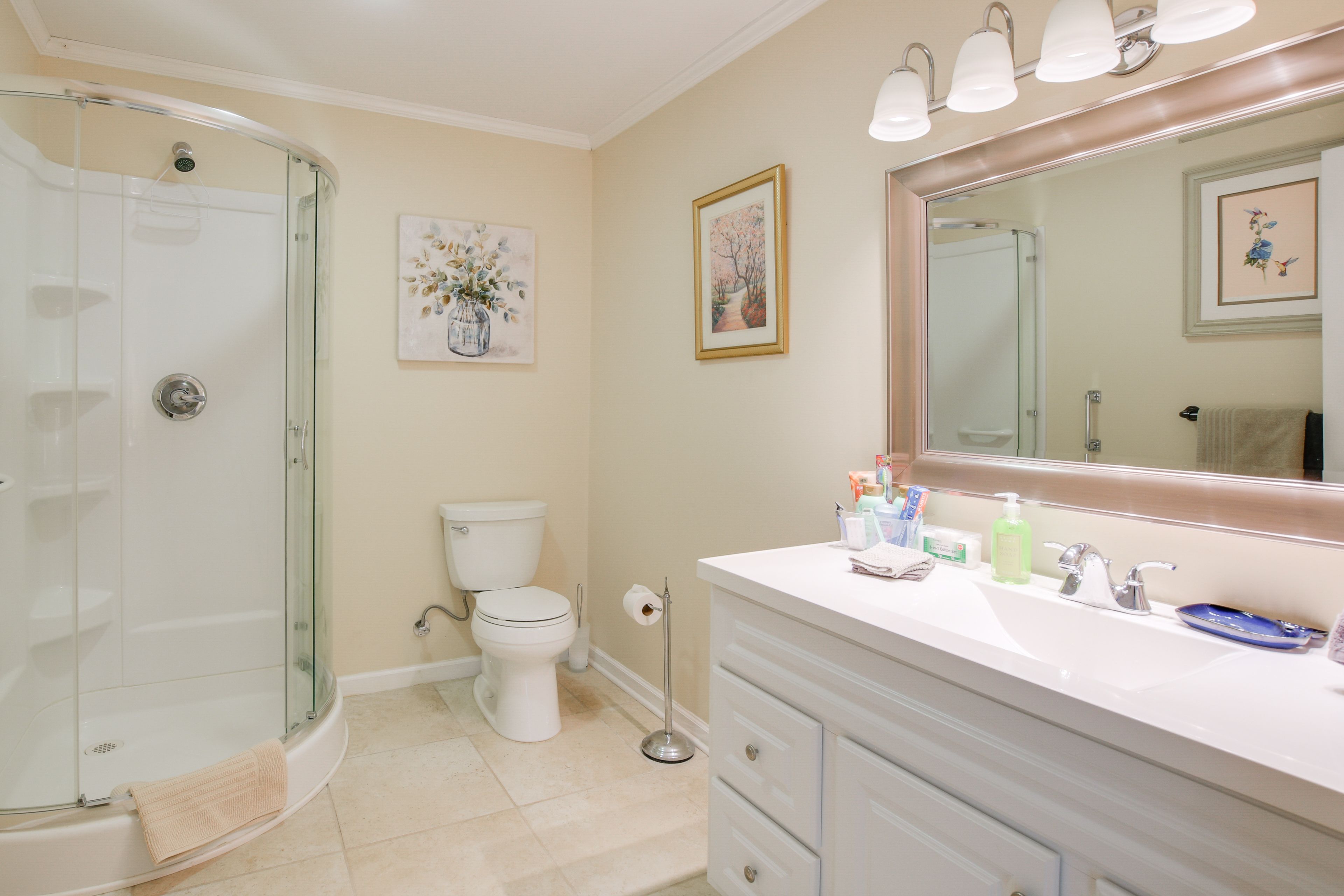 Bathroom | Complimentary Toiletries | Basement Level