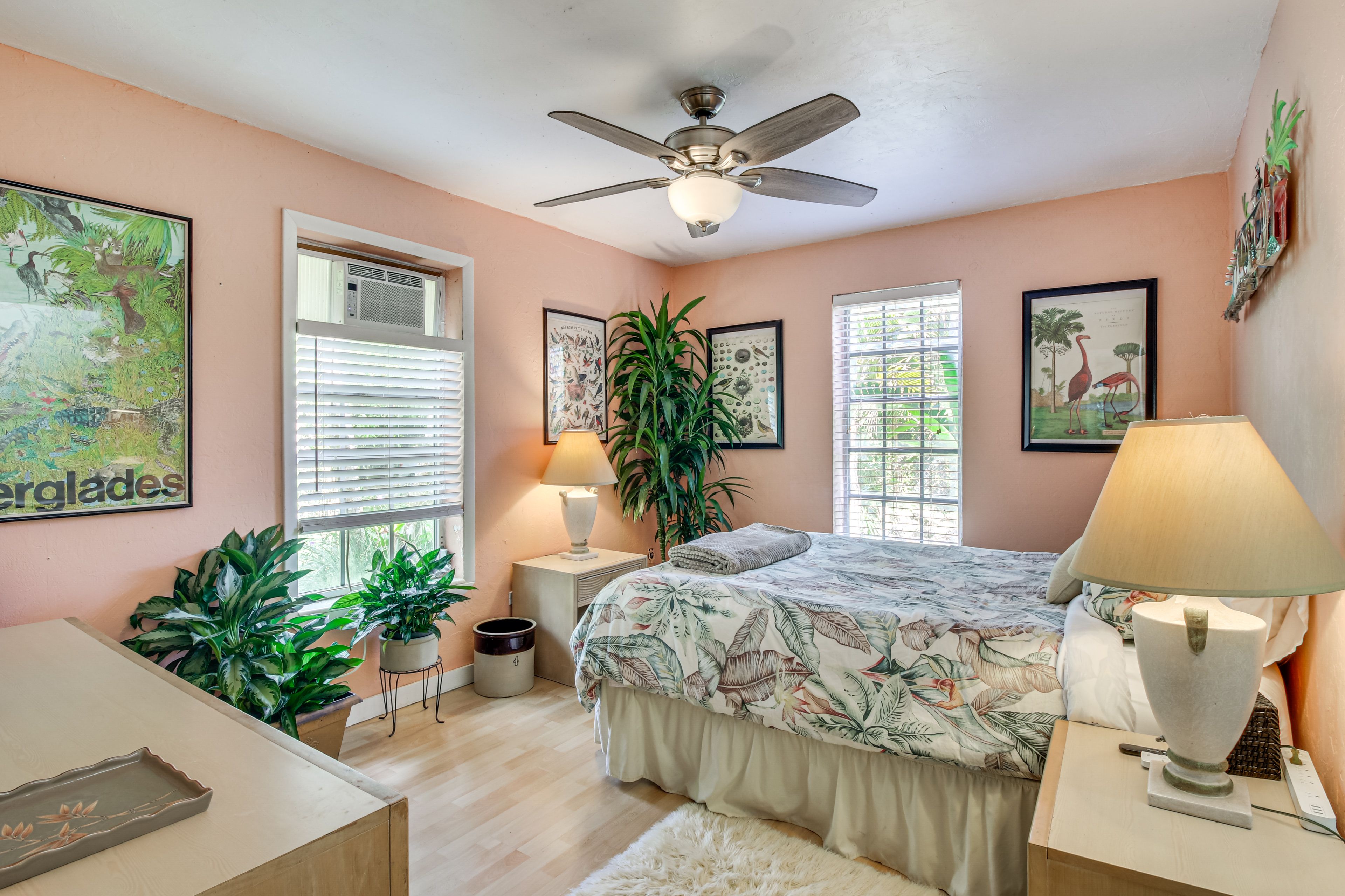 Bedroom 1 | Queen Bed | Walk-In Closet | Iron & Board