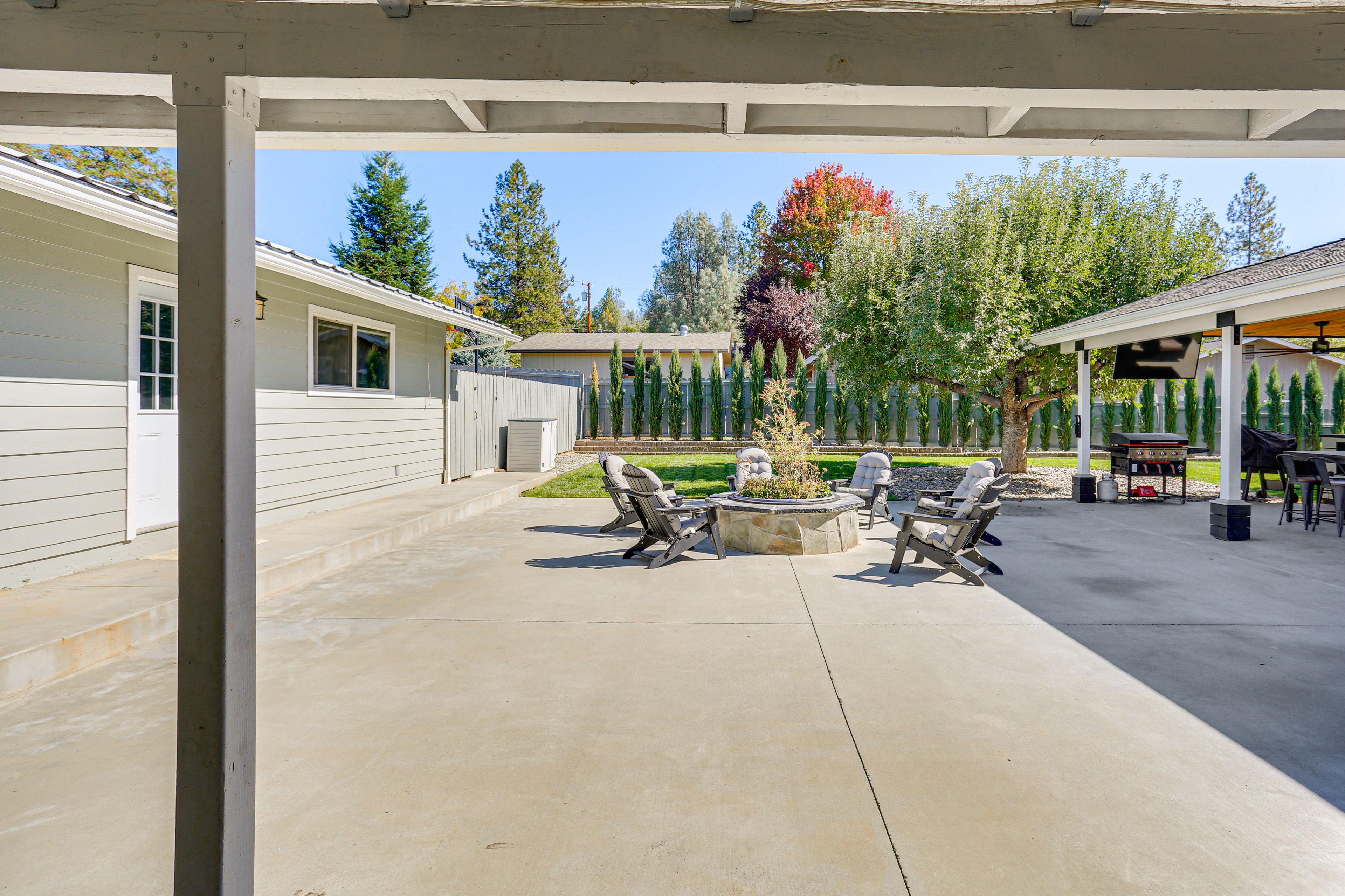 Wood-Burning Fire Pit (Wood Provided)