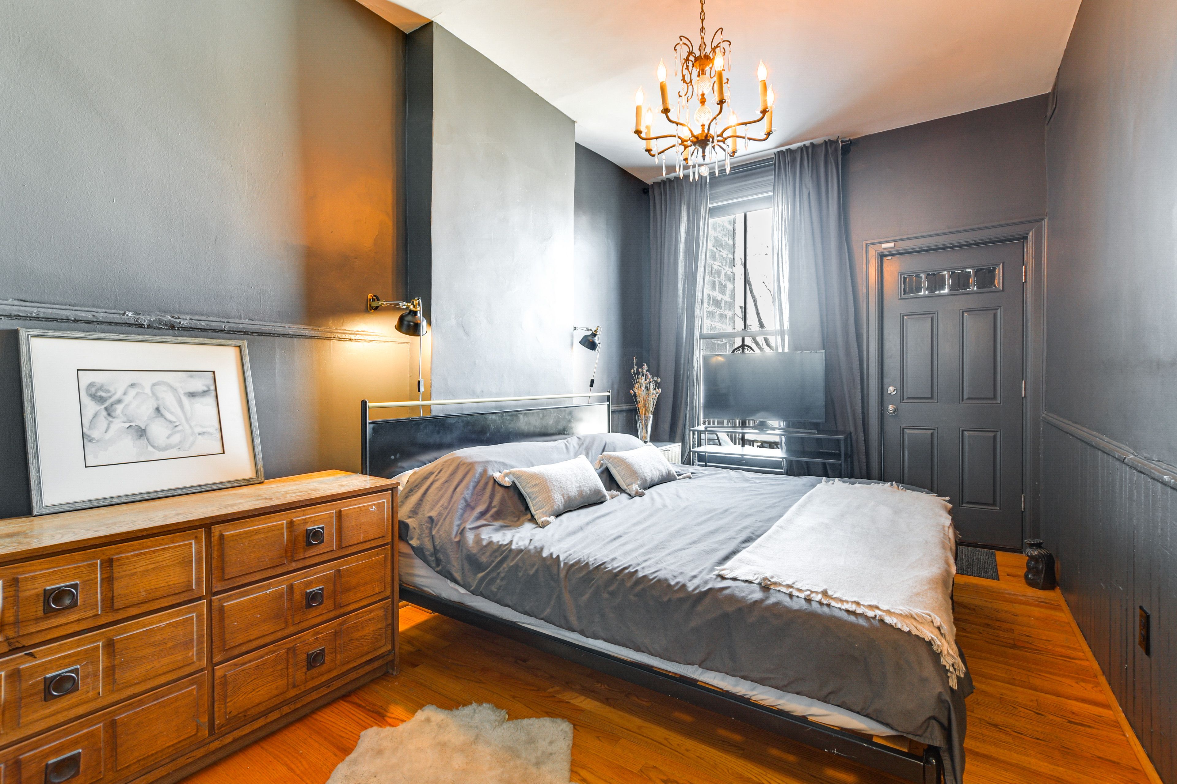 Bedroom 1 | King Bed | Linens Provided | Smart TV