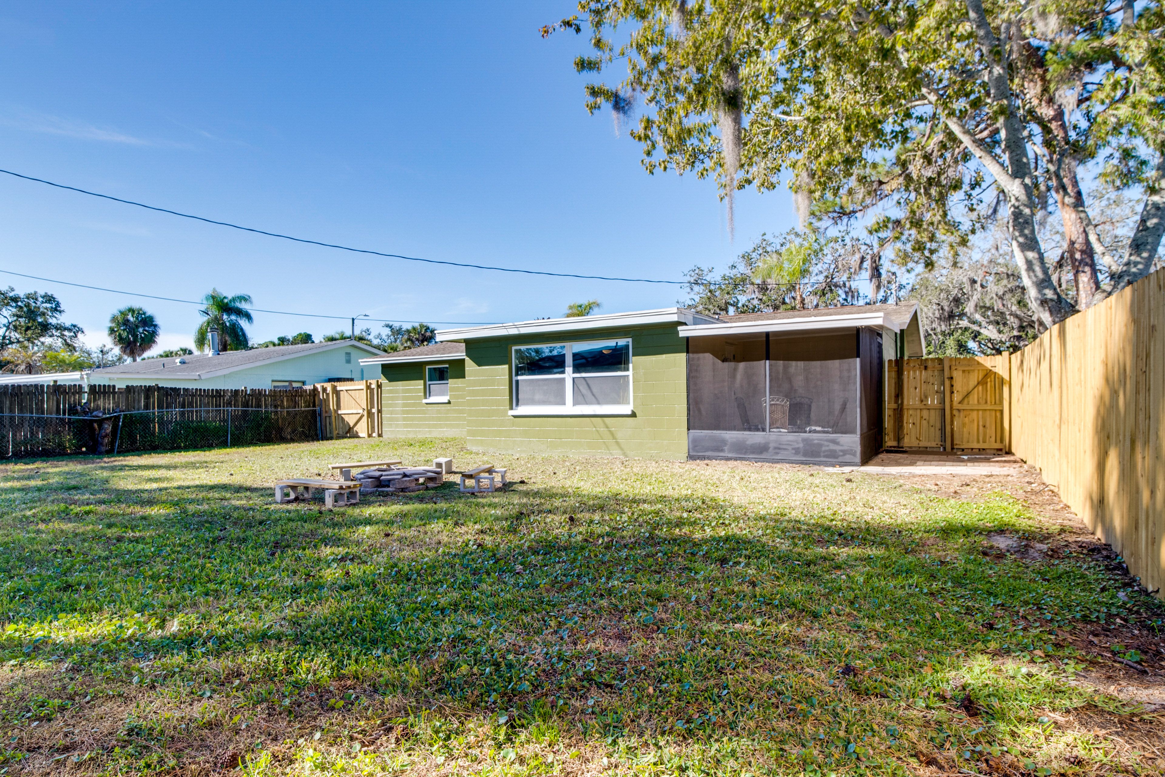 House Exterior | Fire Pit | Fenced Backyard