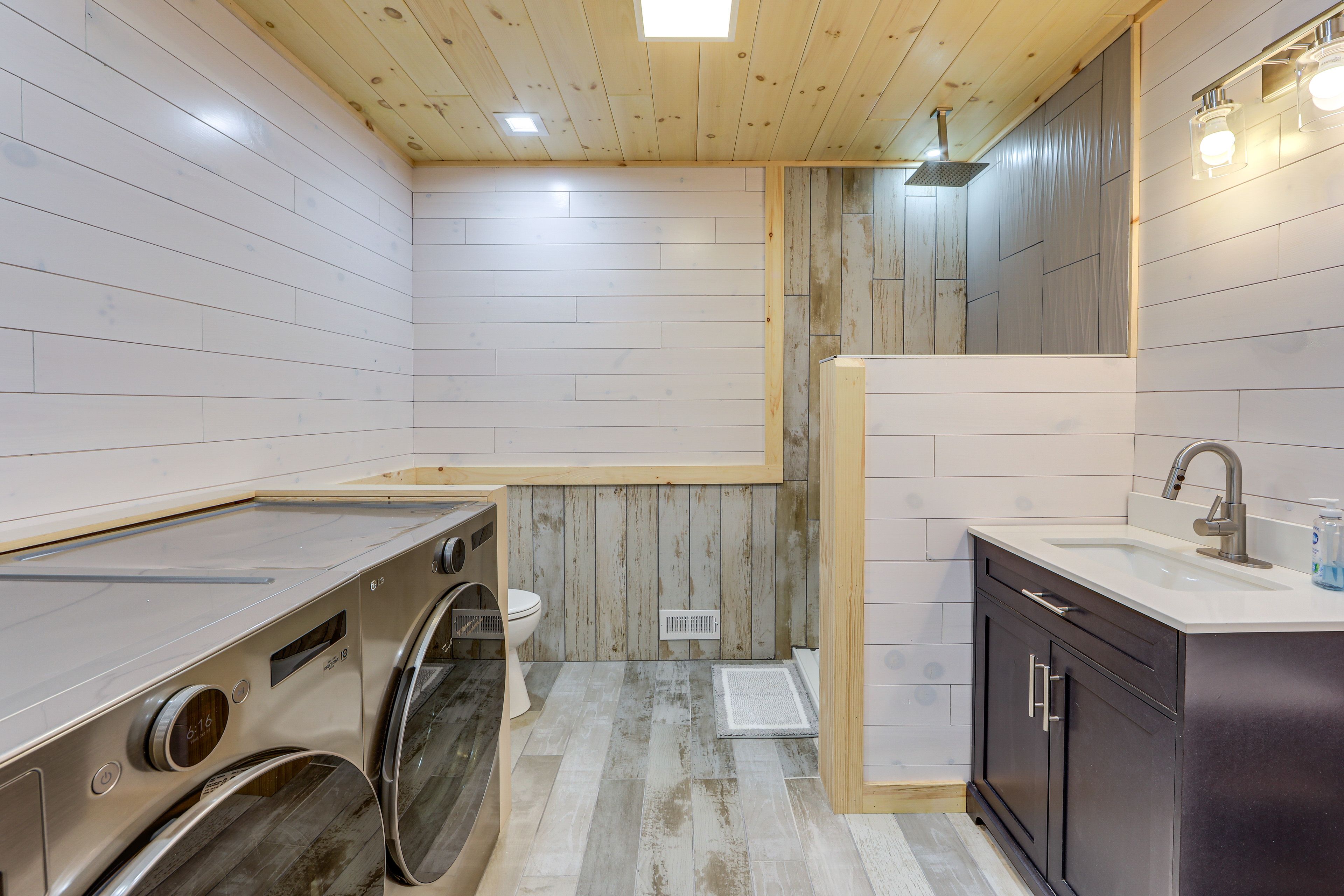 Half Bathroom (Currently Waiting on Shower Door) | 1st Floor | Washer & Dryer