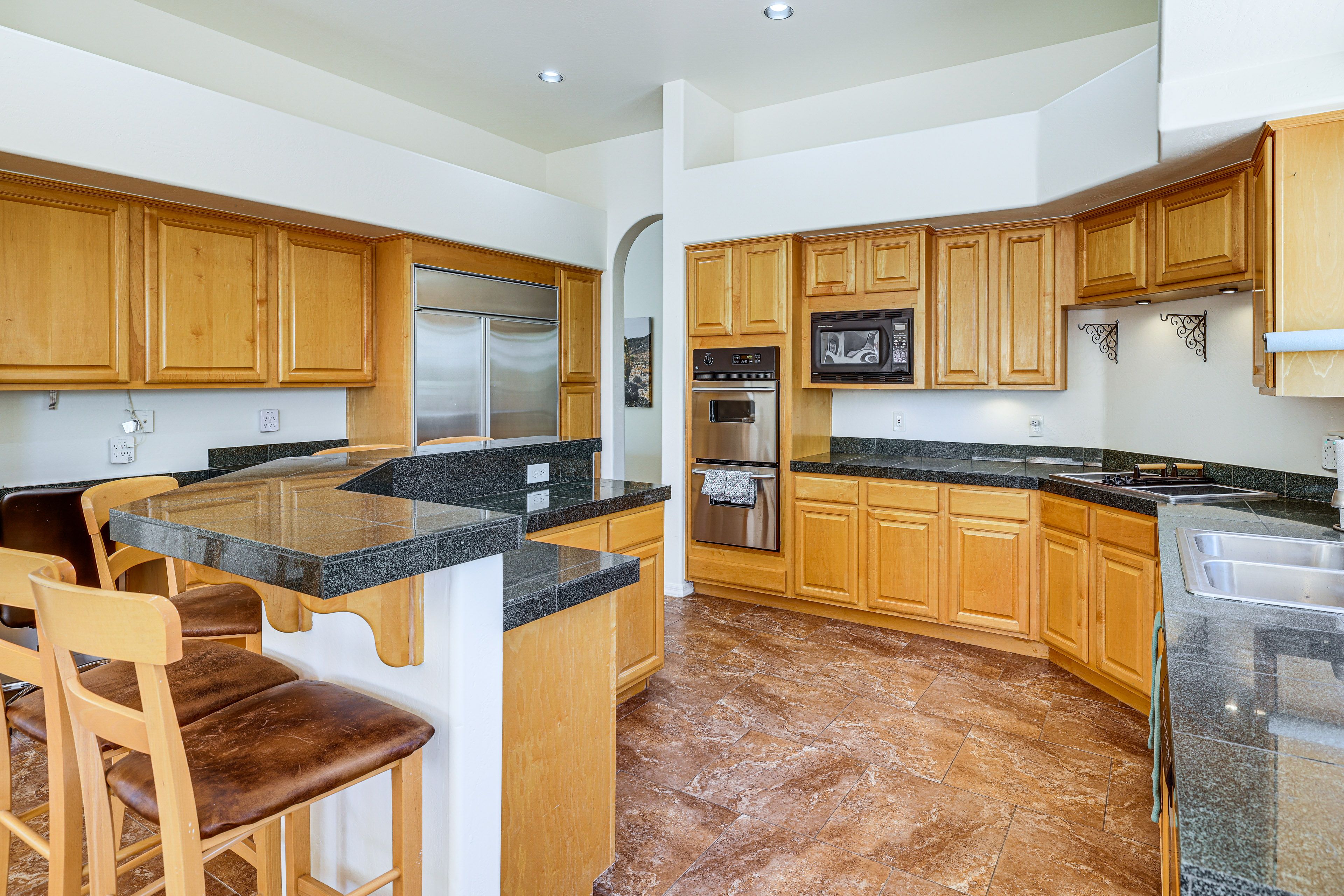 Kitchen | Central Heating & A/C | In-Unit Laundry