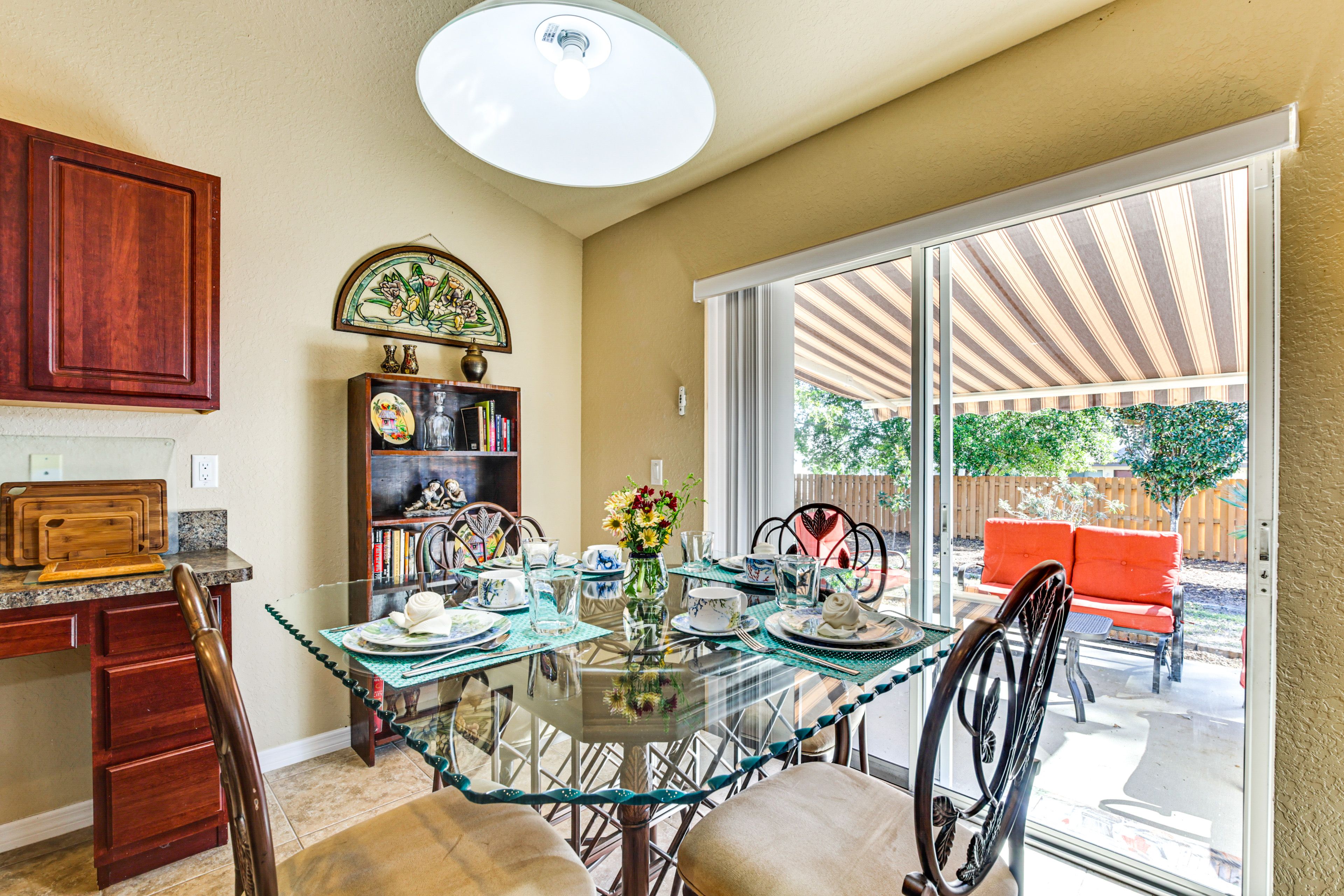 Breakfast Nook | Patio Access