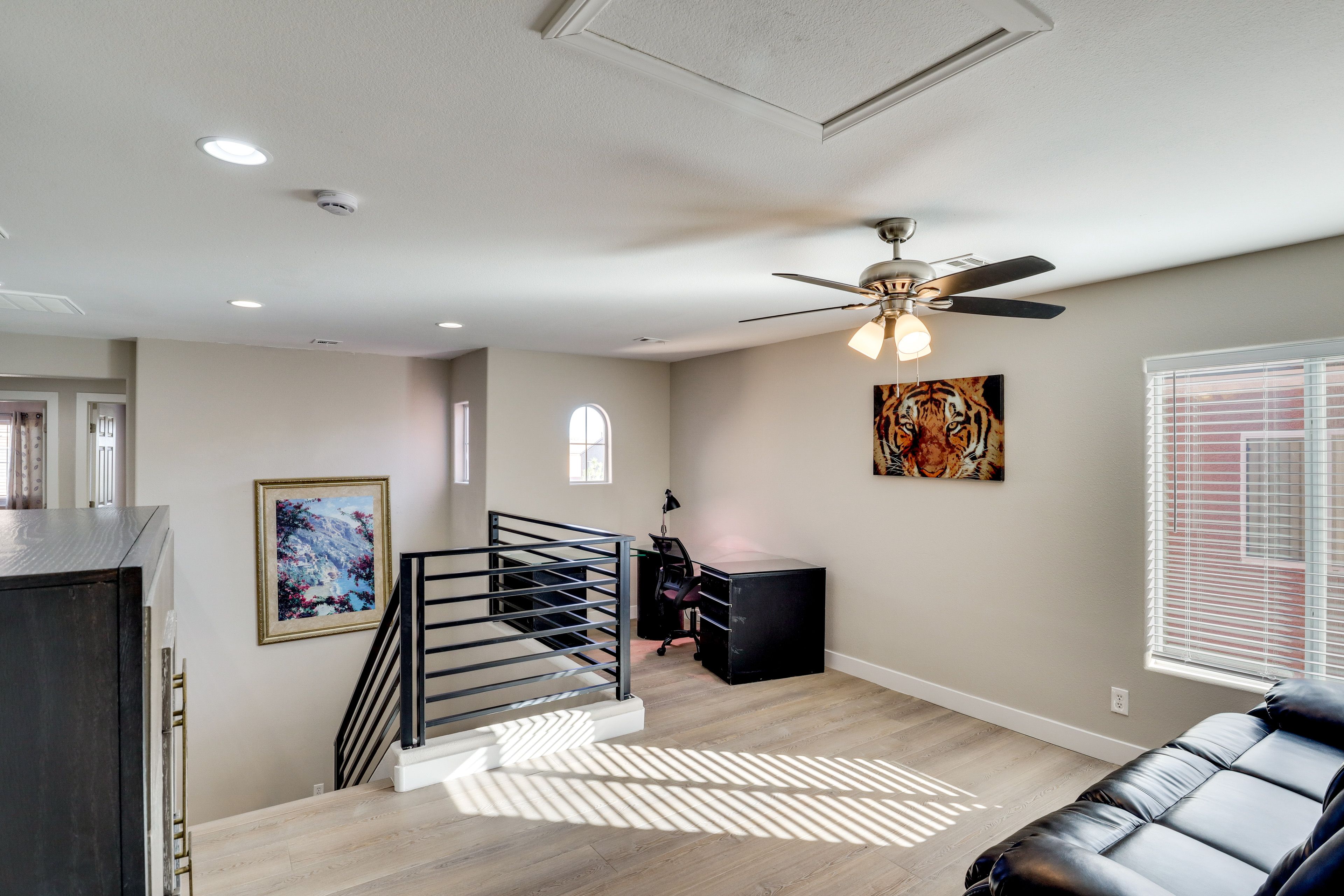 Loft Living Area | Desk | 2nd Floor