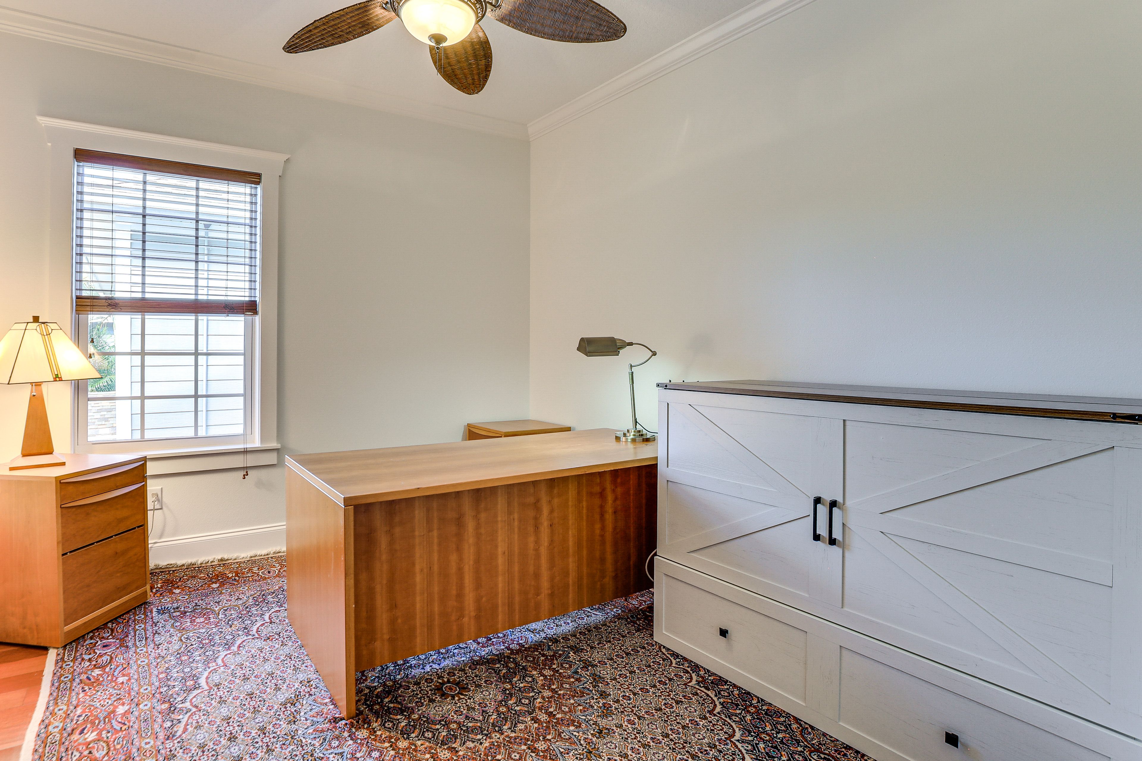 Bedroom 4 | Dedicated Workspace | Full Pull-Out Cabinet Bed | 2nd Floor