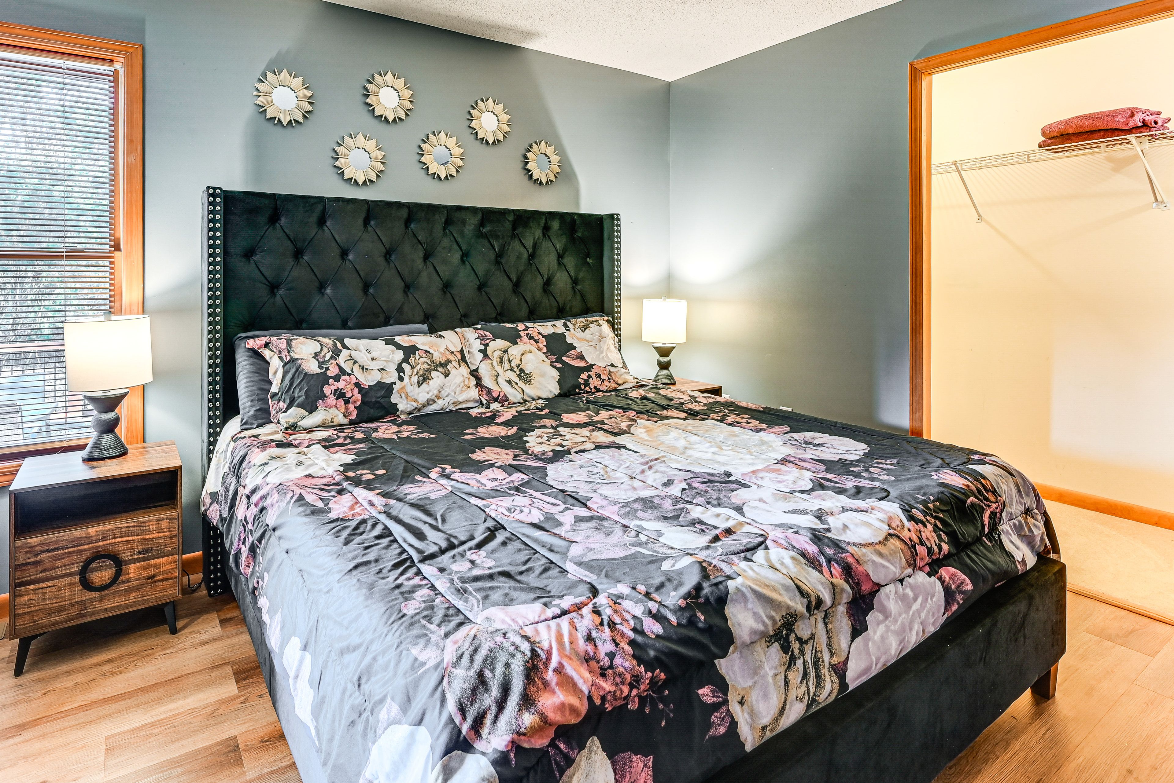 Bedroom 1 | Upper Level | King Bed | Linens Provided