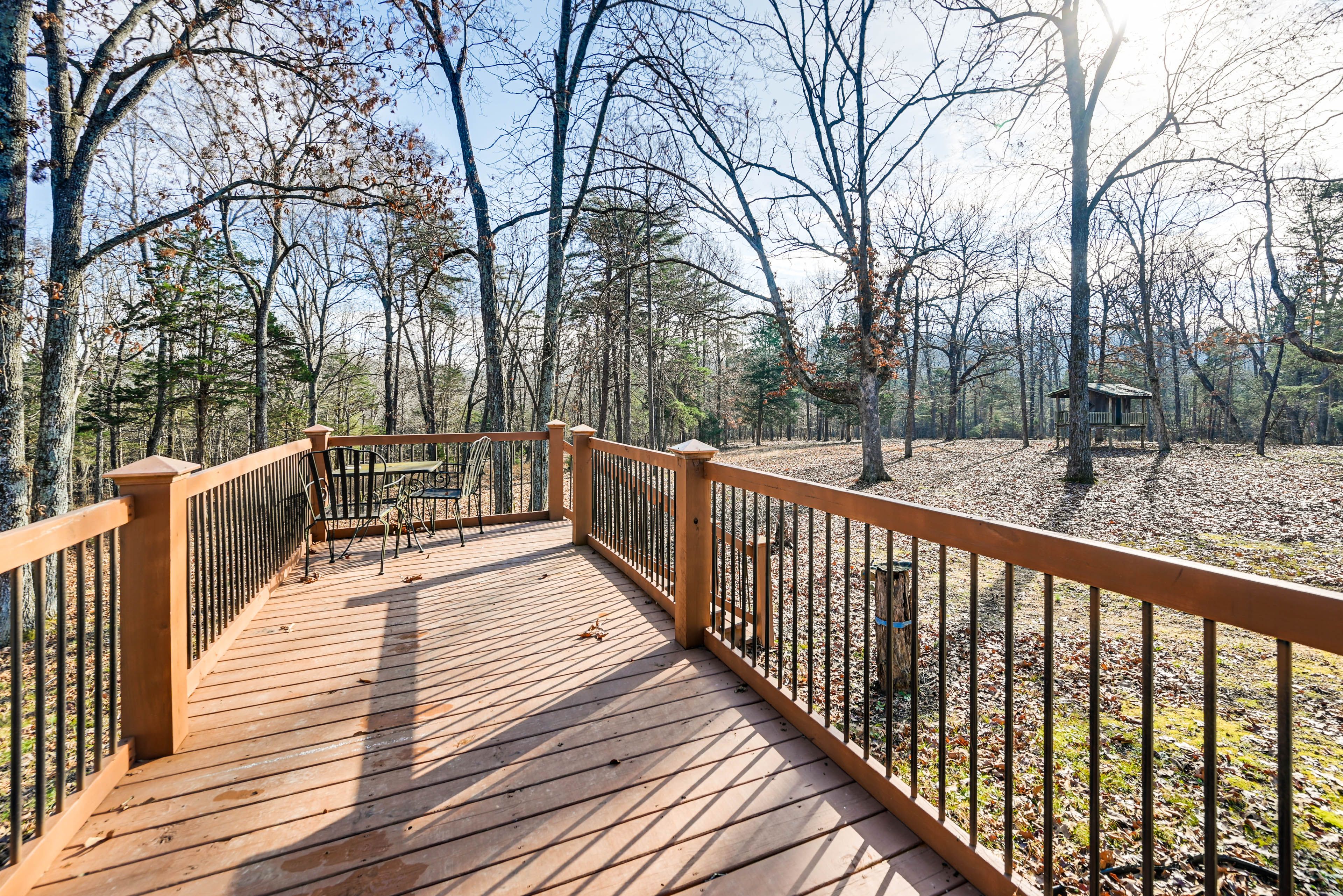 Furnished Deck | Forest Views