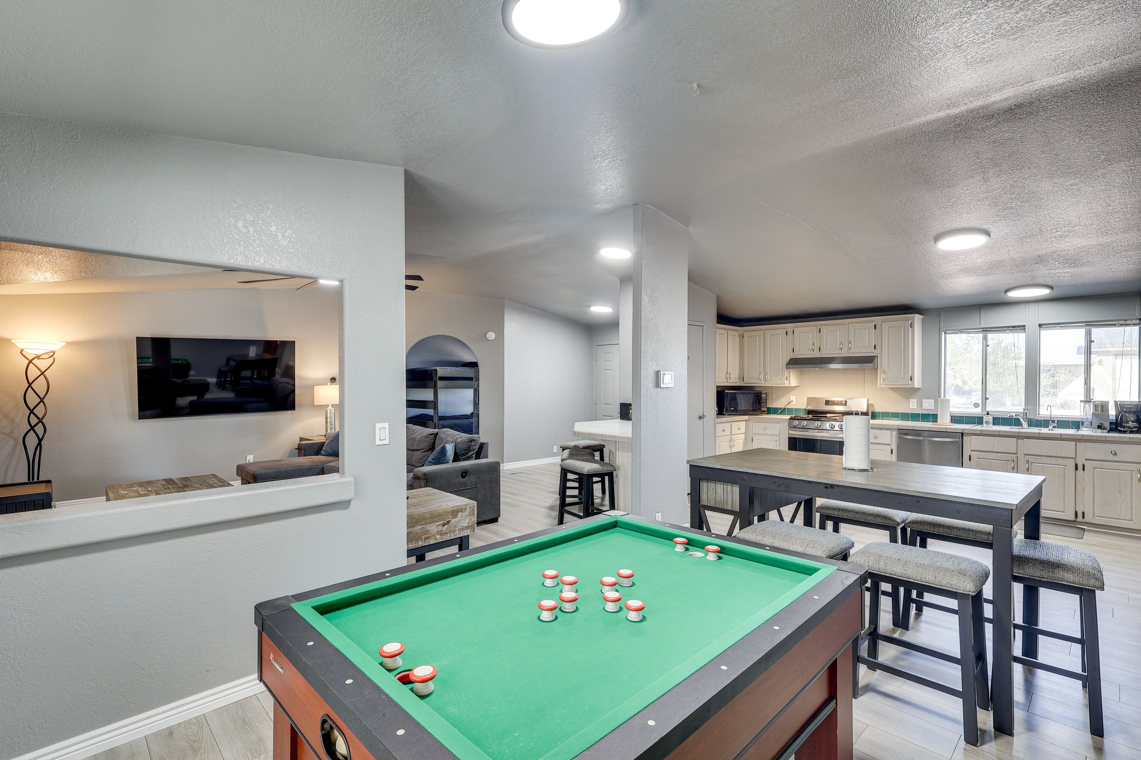 Pool Table | Dining Area | Full Kitchen