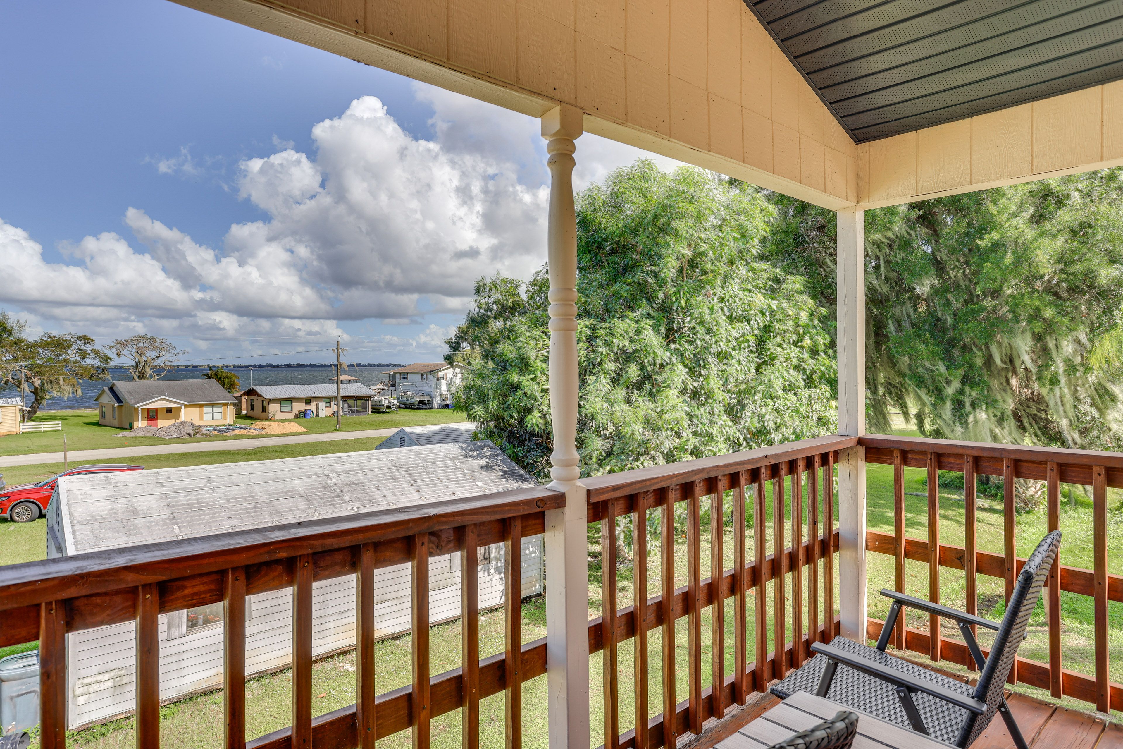 Balcony | Lake Placid Views