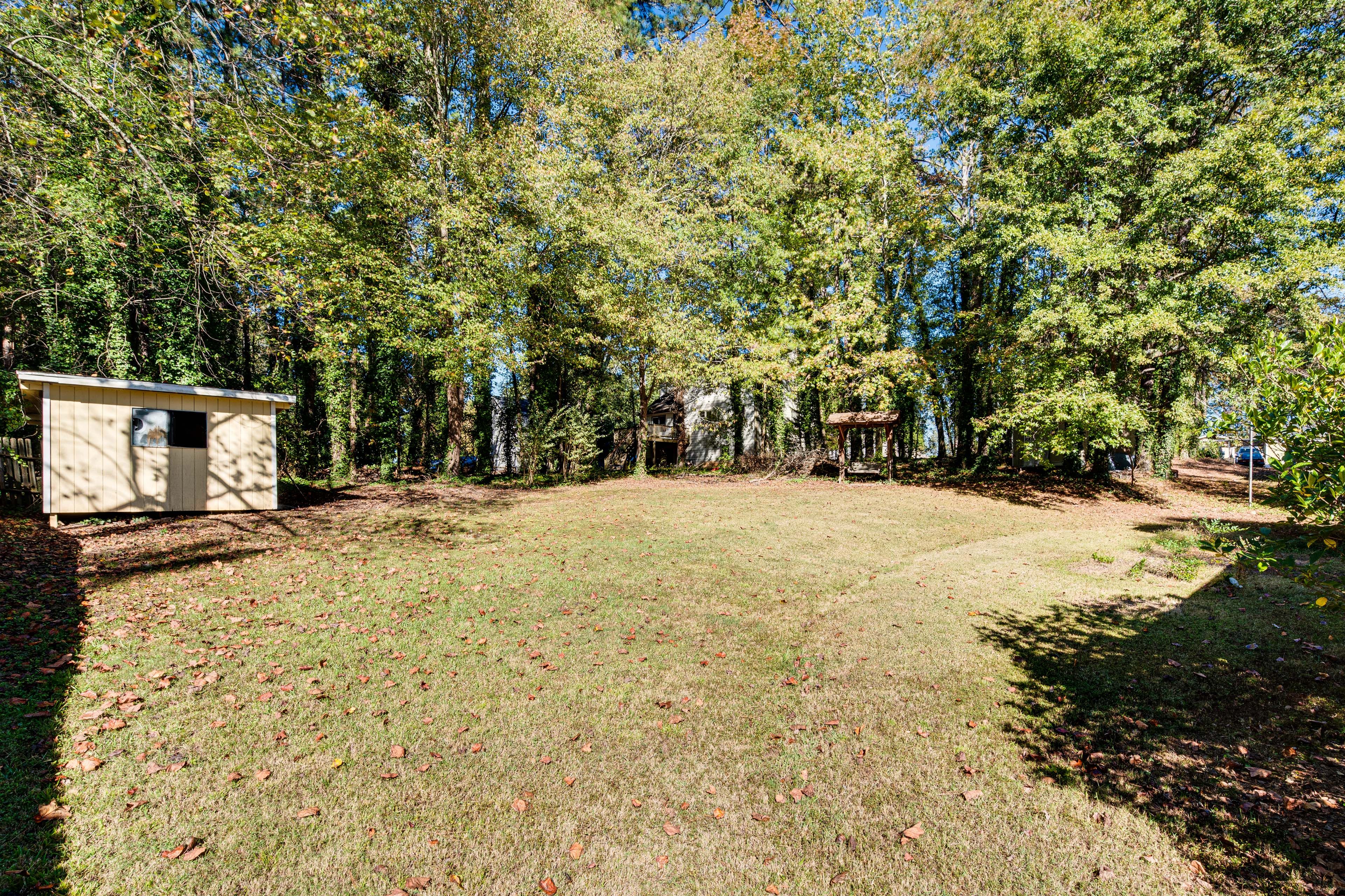 Spacious Backyard