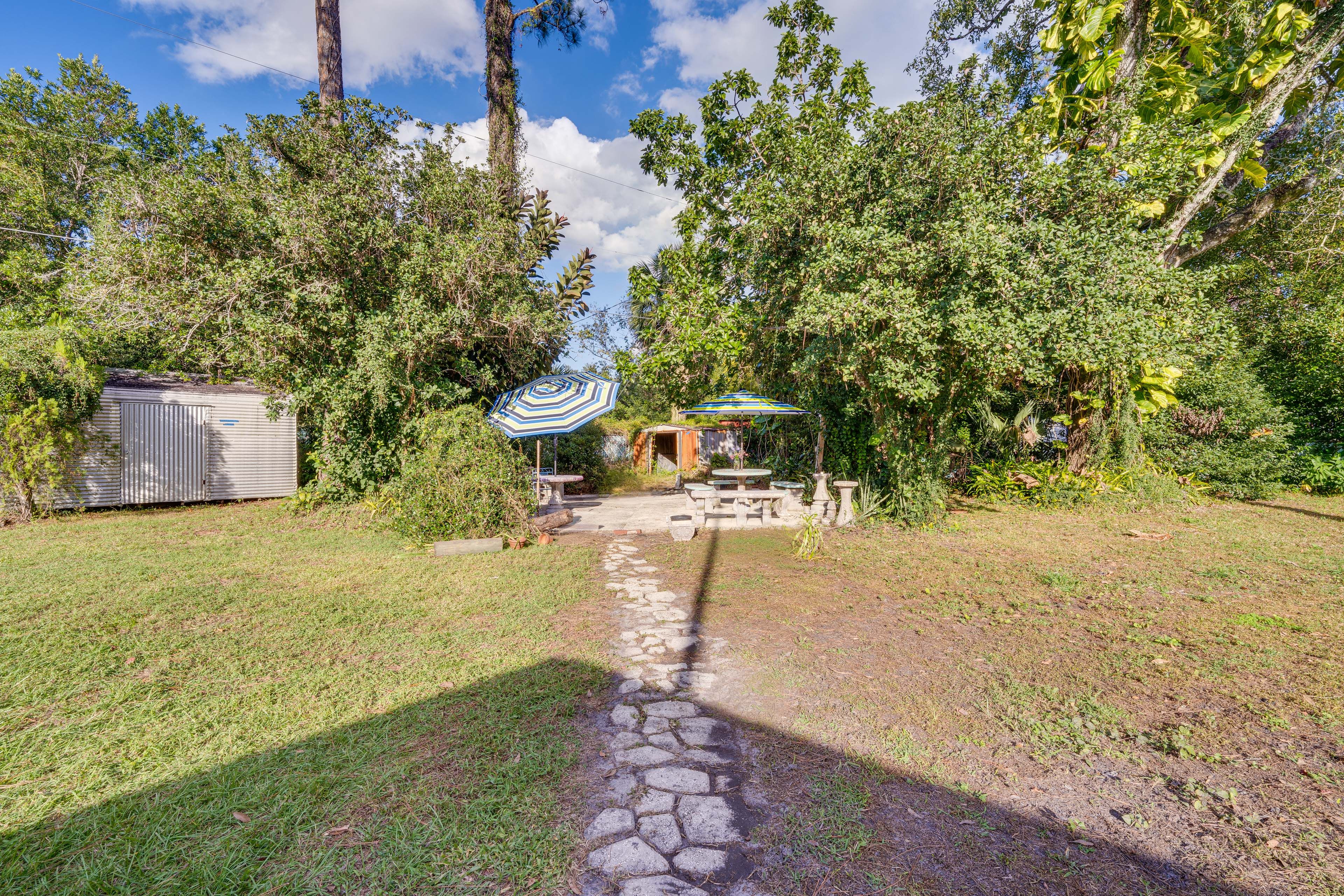 Shared Patio | Dining Areas | Fire Pit Area