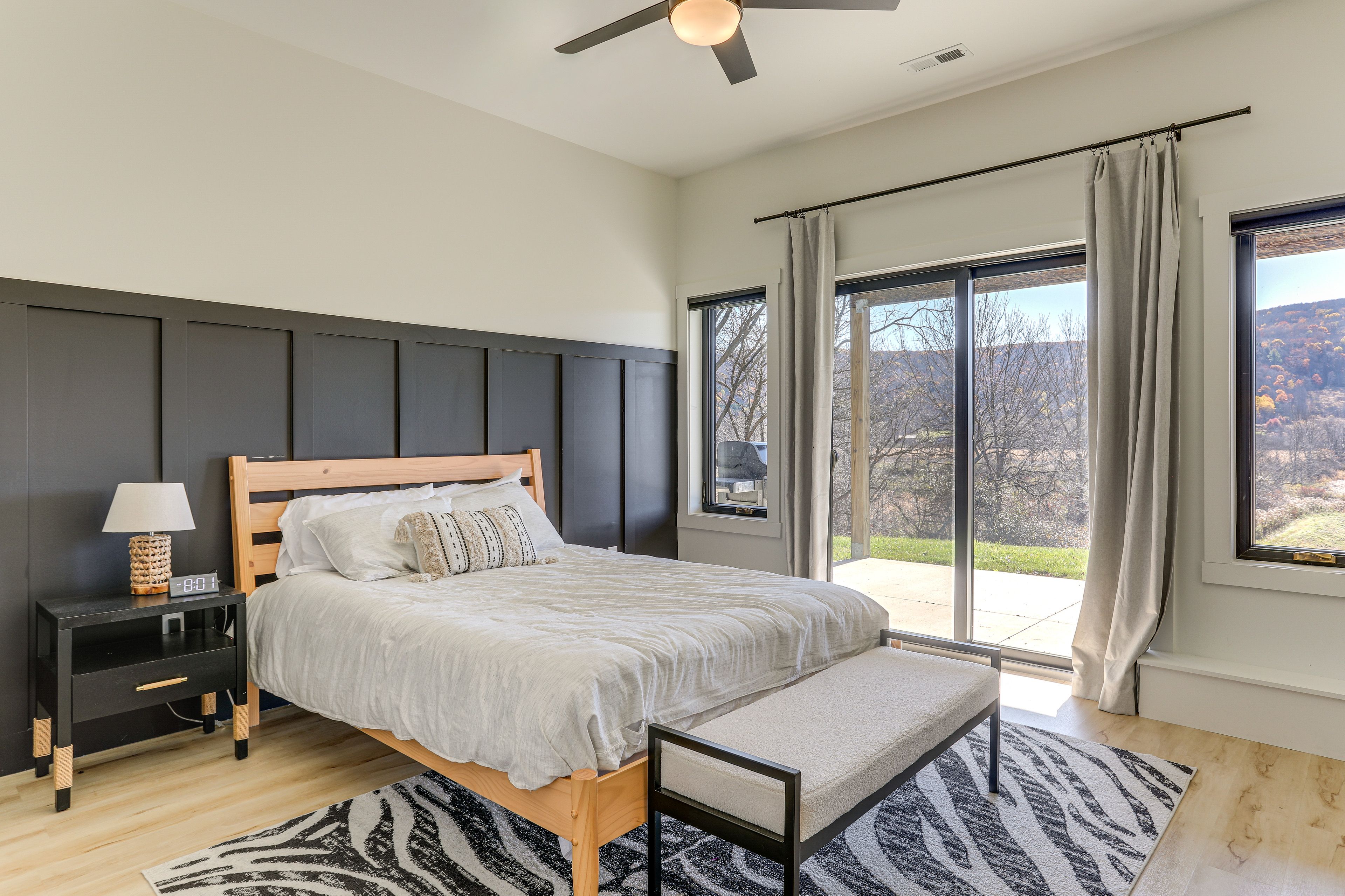 Bedroom 4 | Queen Bed | Patio Access | Basement Level