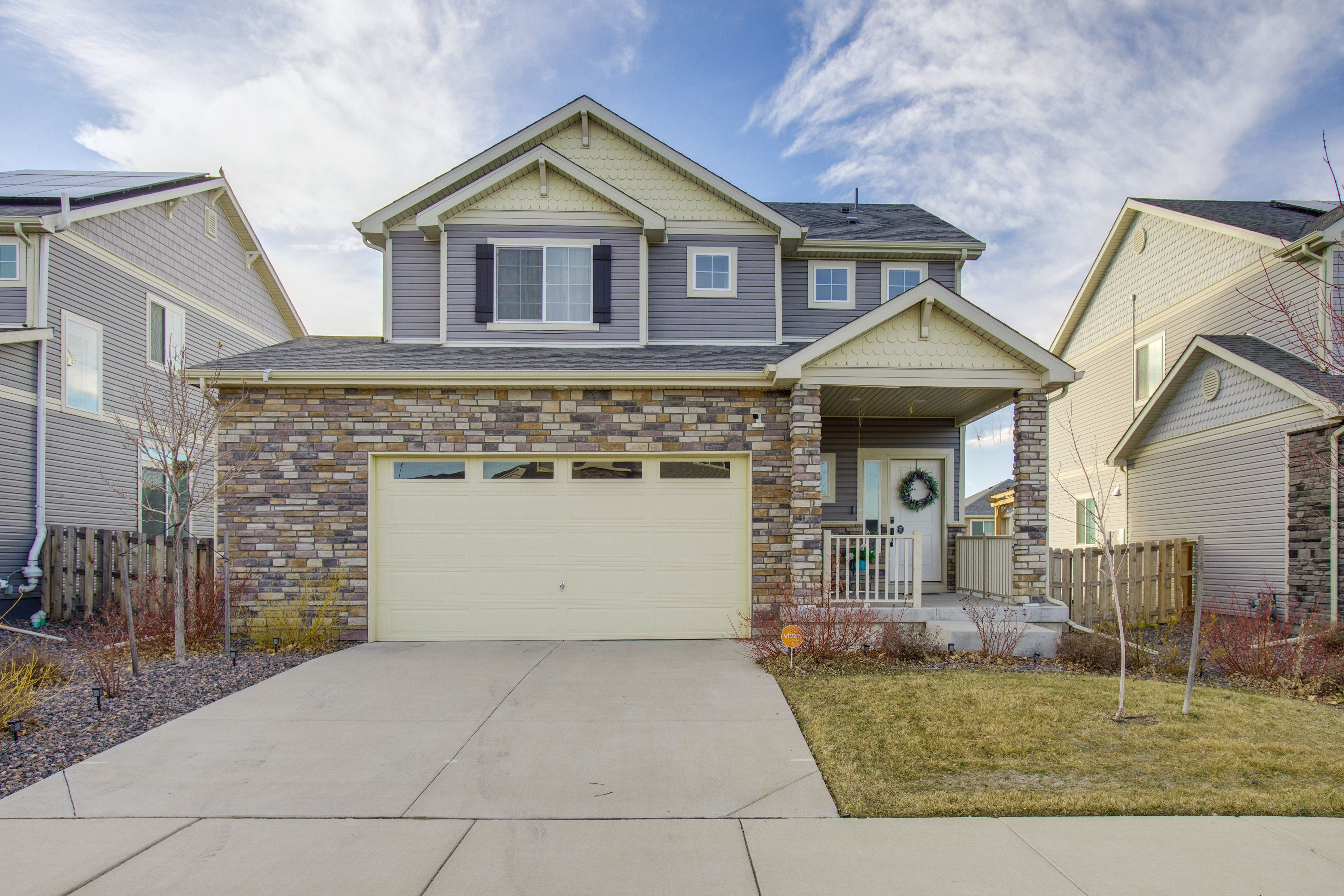 Aurora Vacation Rental | 2BR | 2.5BA | Stairs Required | 1,647 Sq Ft