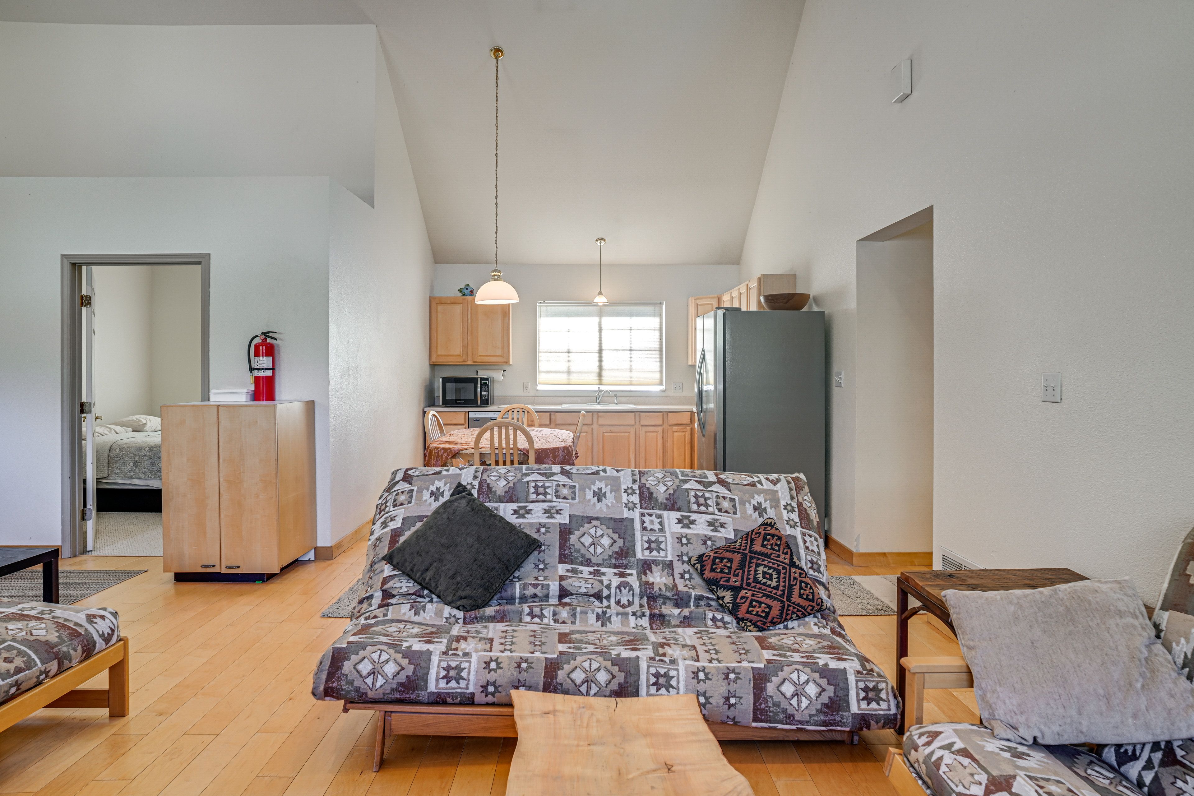Dumont Vacation Rental | 2BR | 2BA | 1,200 Sq Ft | Stairs to Enter