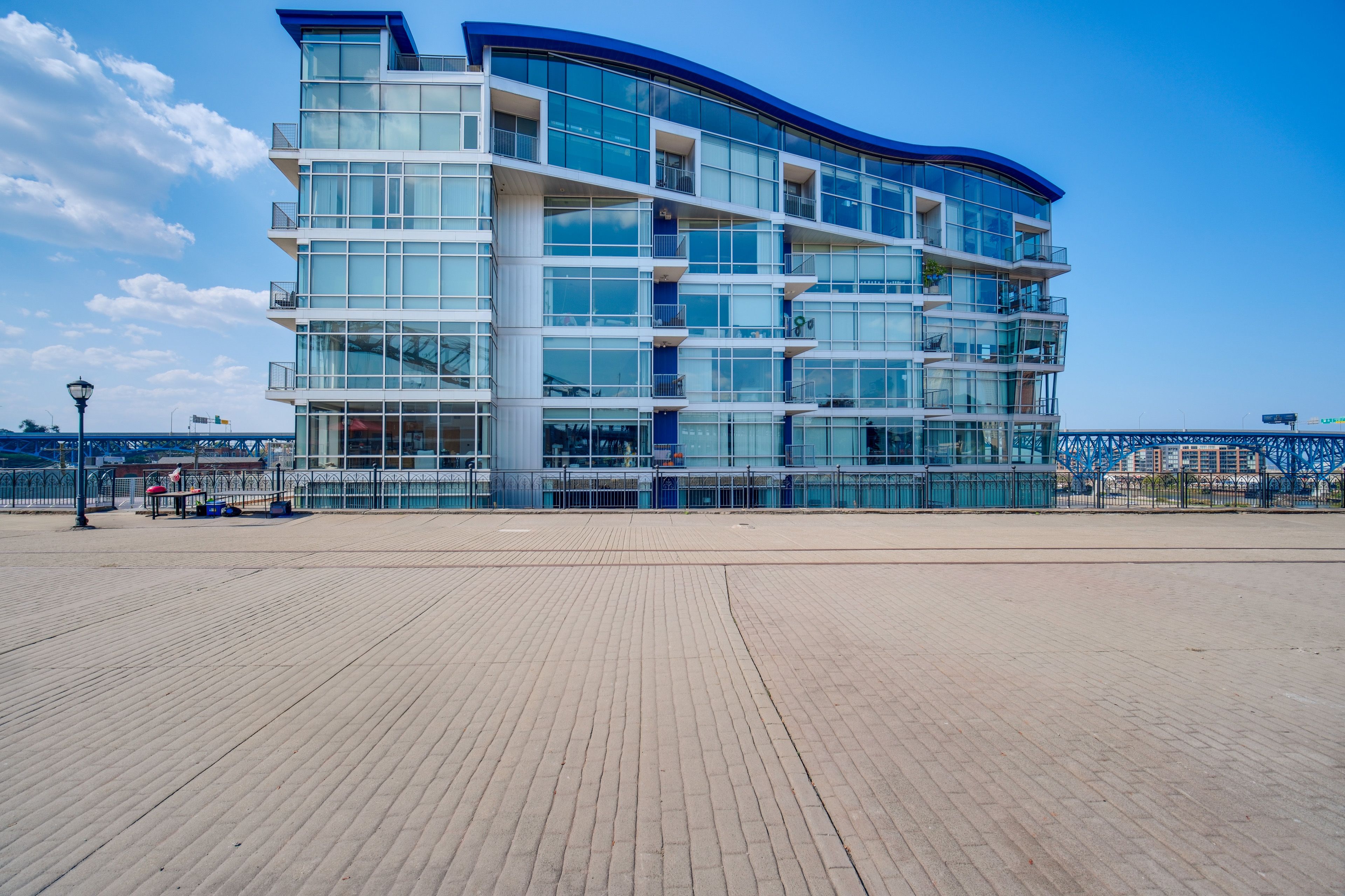 Community Charcoal Grills & Covered Dining Areas