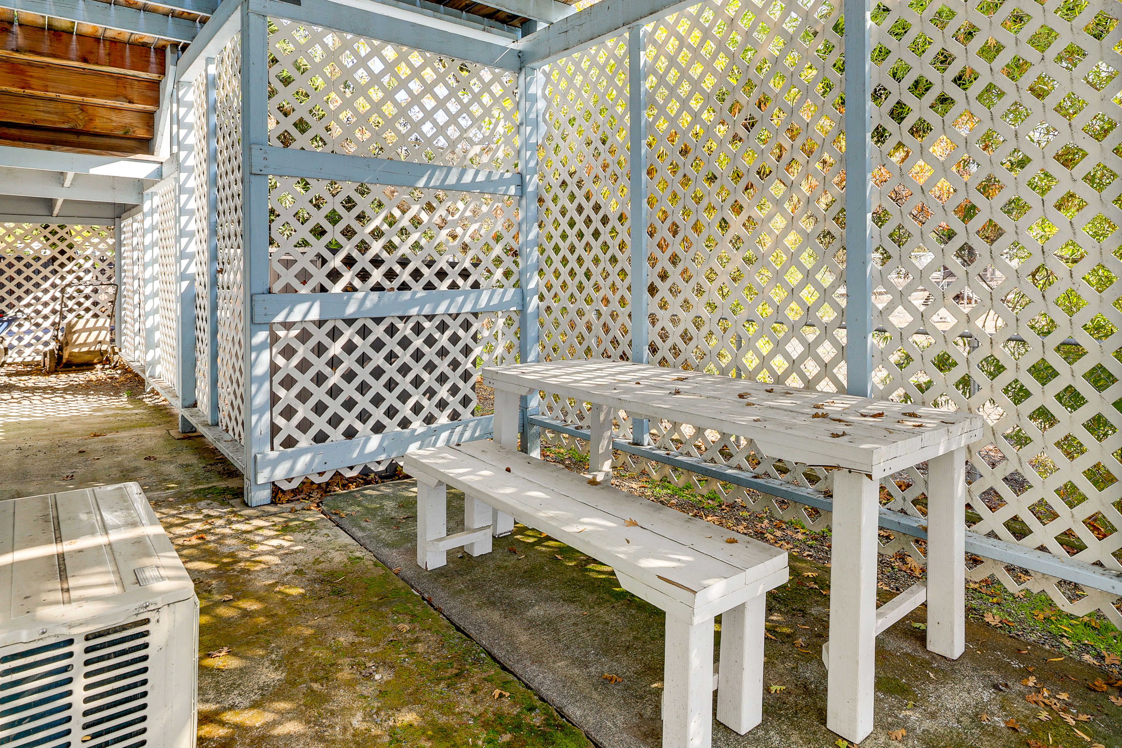 Covered Patio | 2 Dining Areas | Lounge Seating | Patio Heater