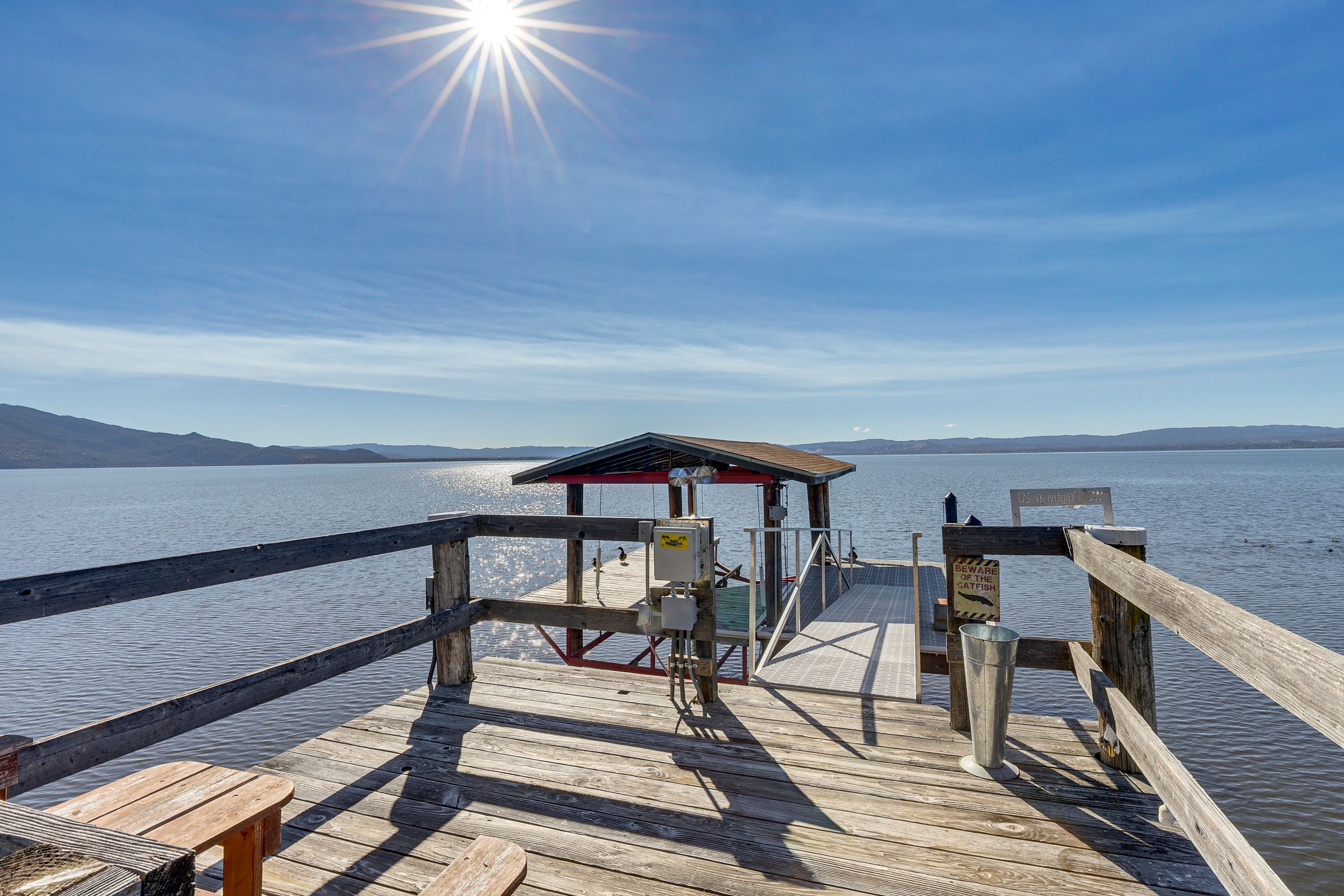 Private Dock w/ Boat Slip