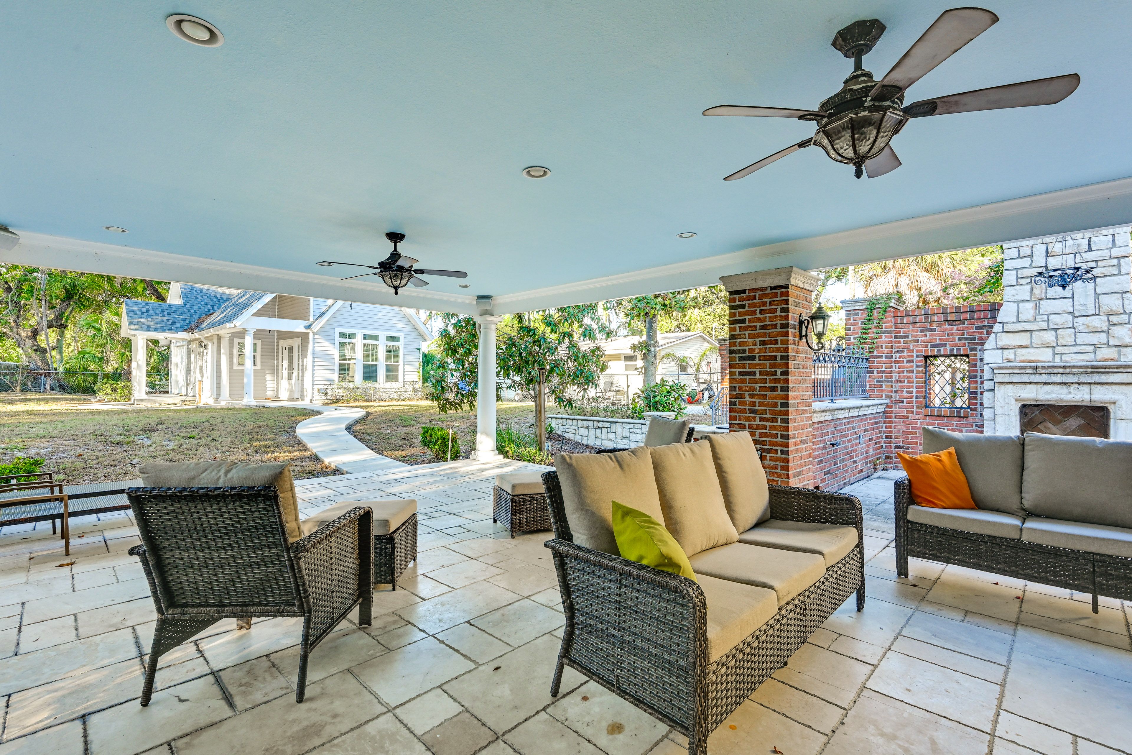 New Port Richey Vacation Rental | 3BR | 2BA | 2,918 Sq Ft | Stairs Required