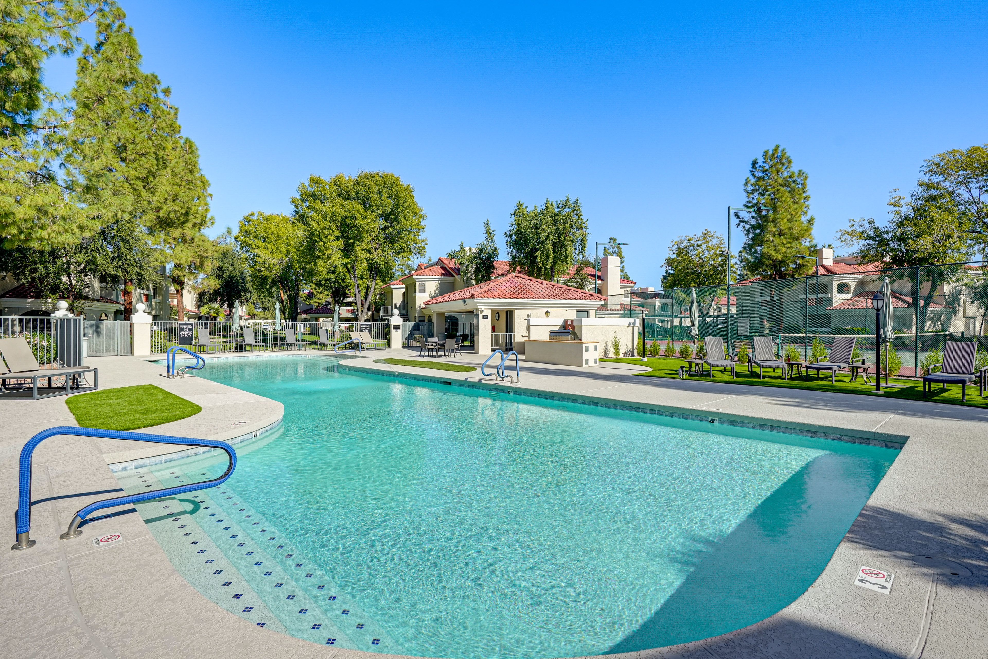 Additional Heated Outdoor Pool | Dining & Grilling Areas