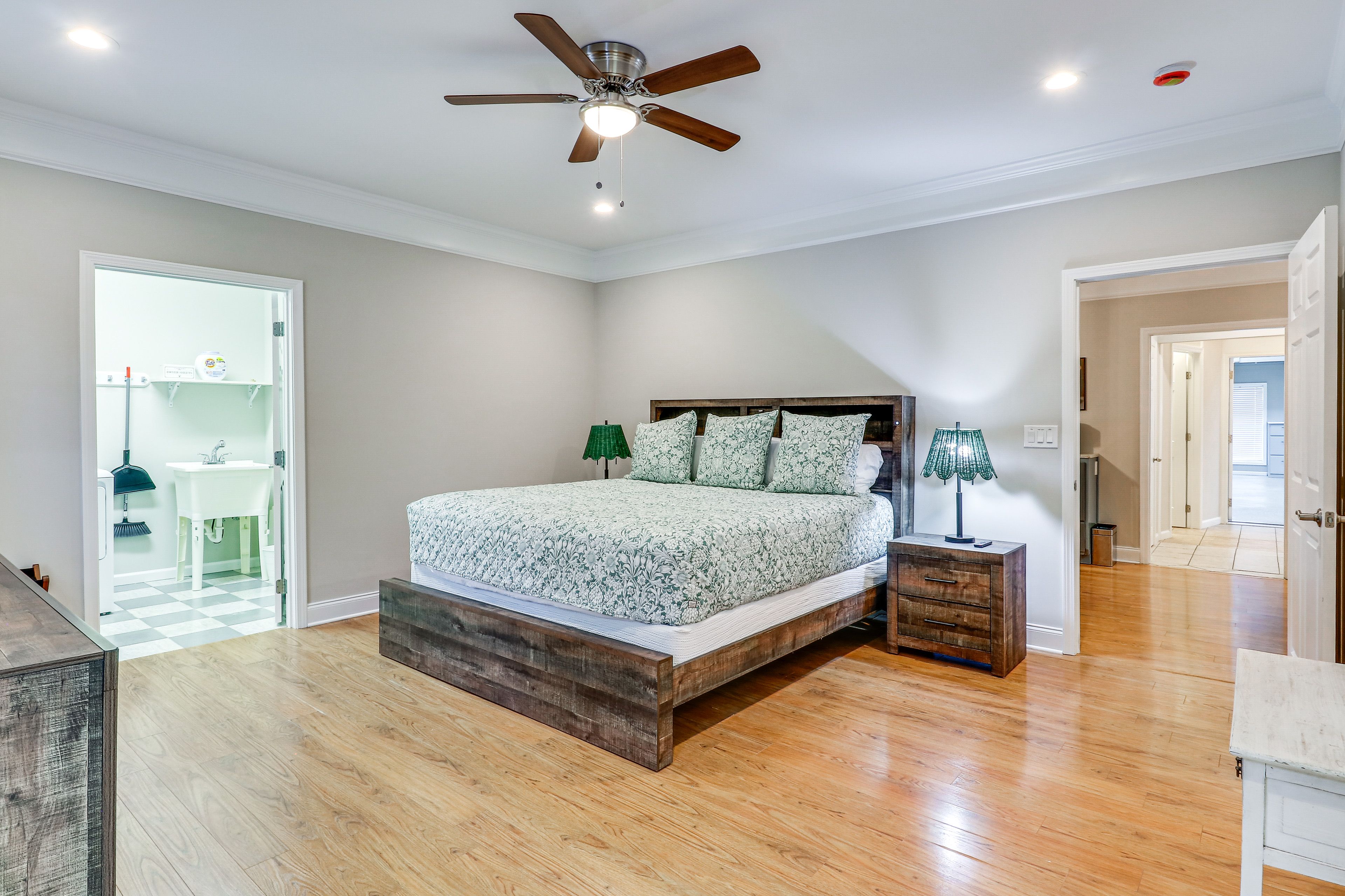 Bedroom 1 | King Bed | Linens Provided | Smart TV