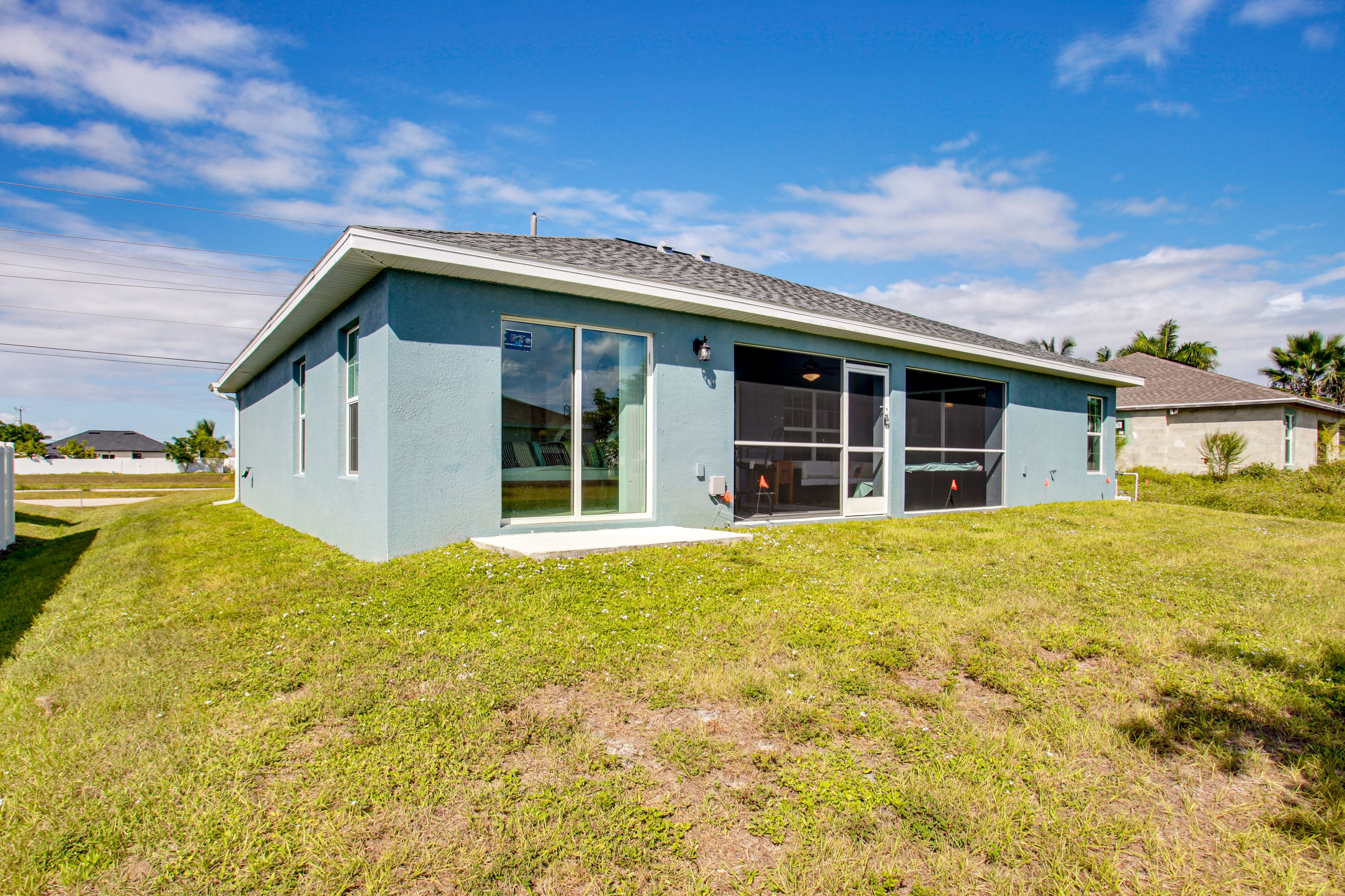 Private Backyard Area