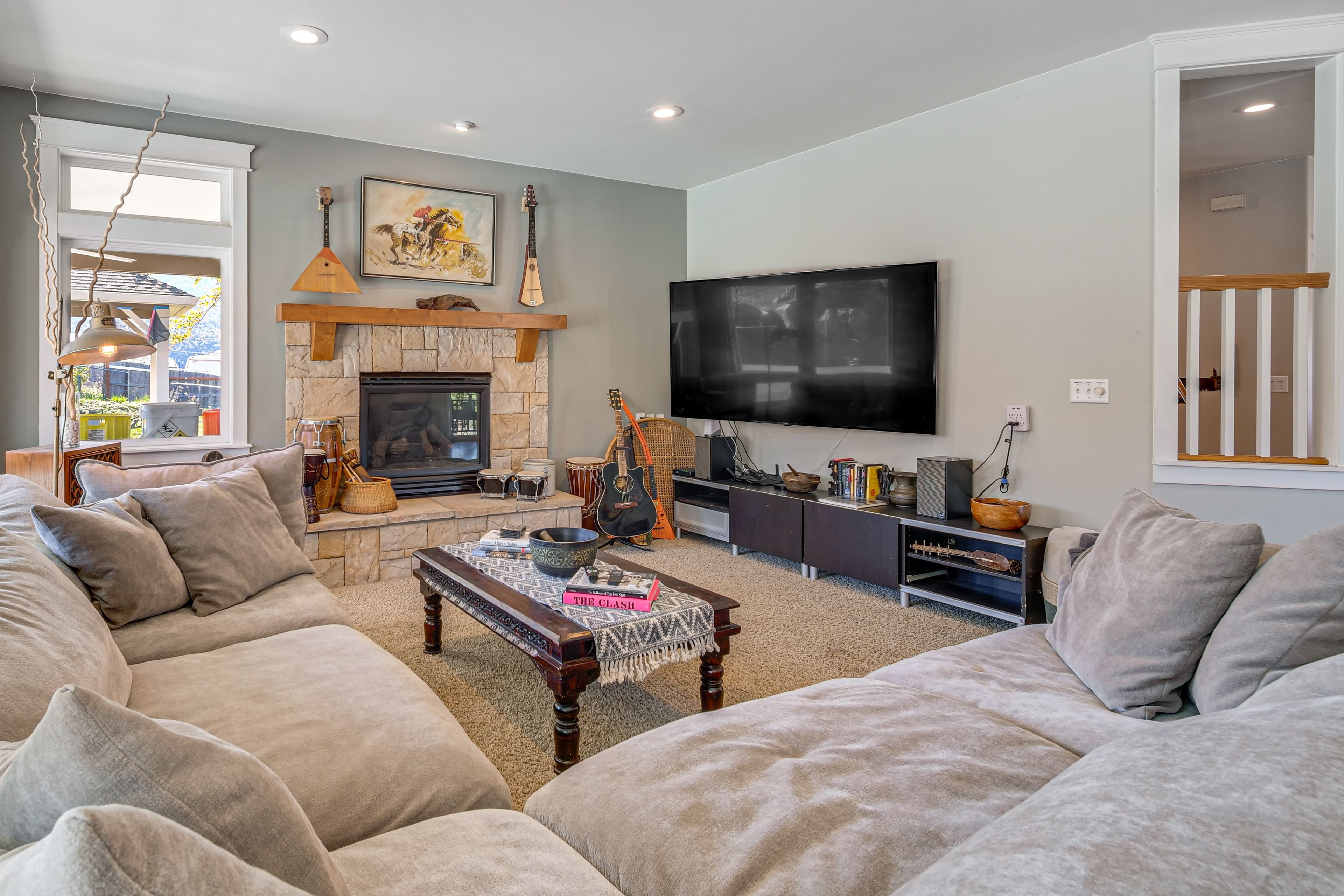 Property Interior | 2-Story Home | Free WiFi | Central A/C & Heating