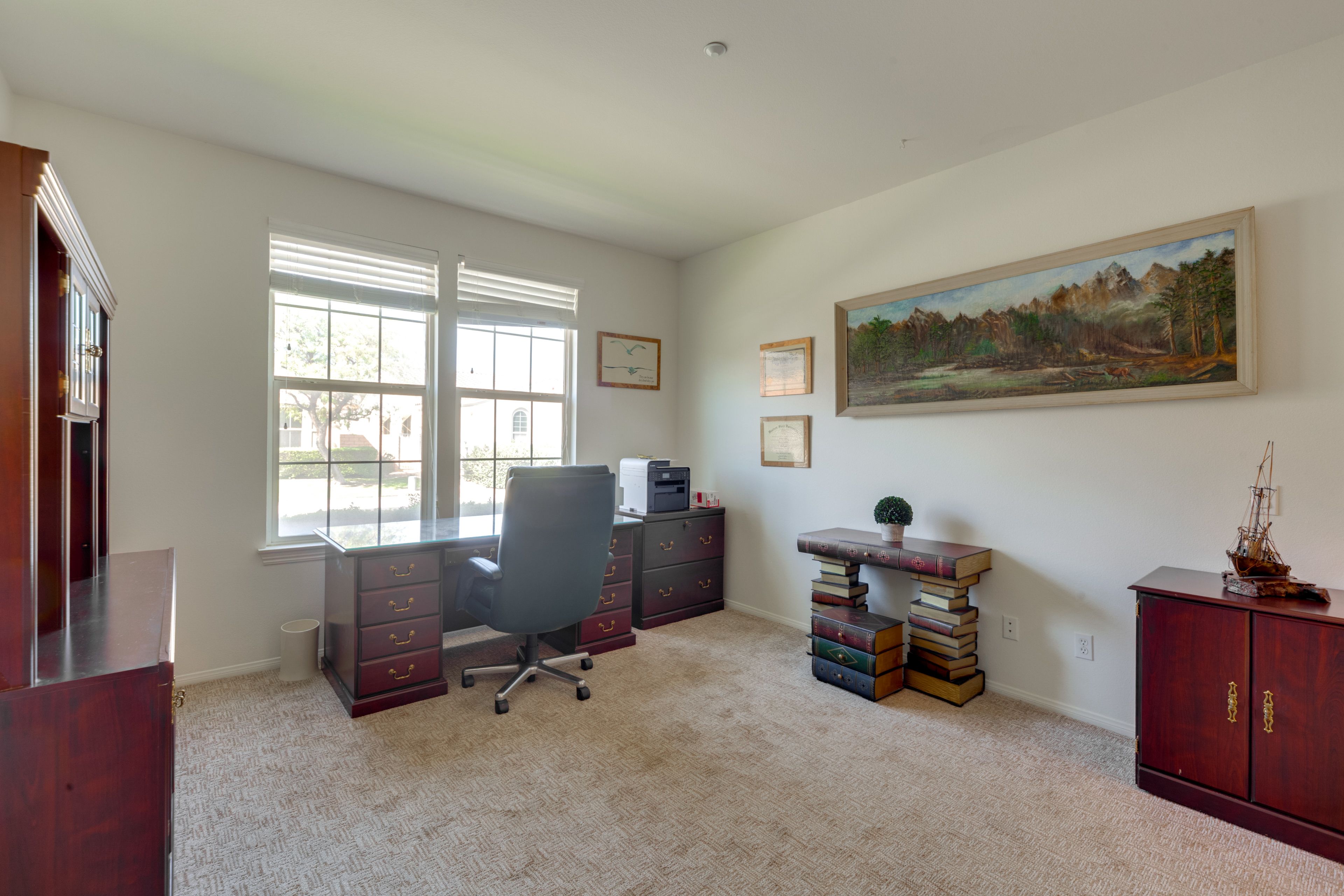 Home Office | Dedicated Workspace w/ Printer