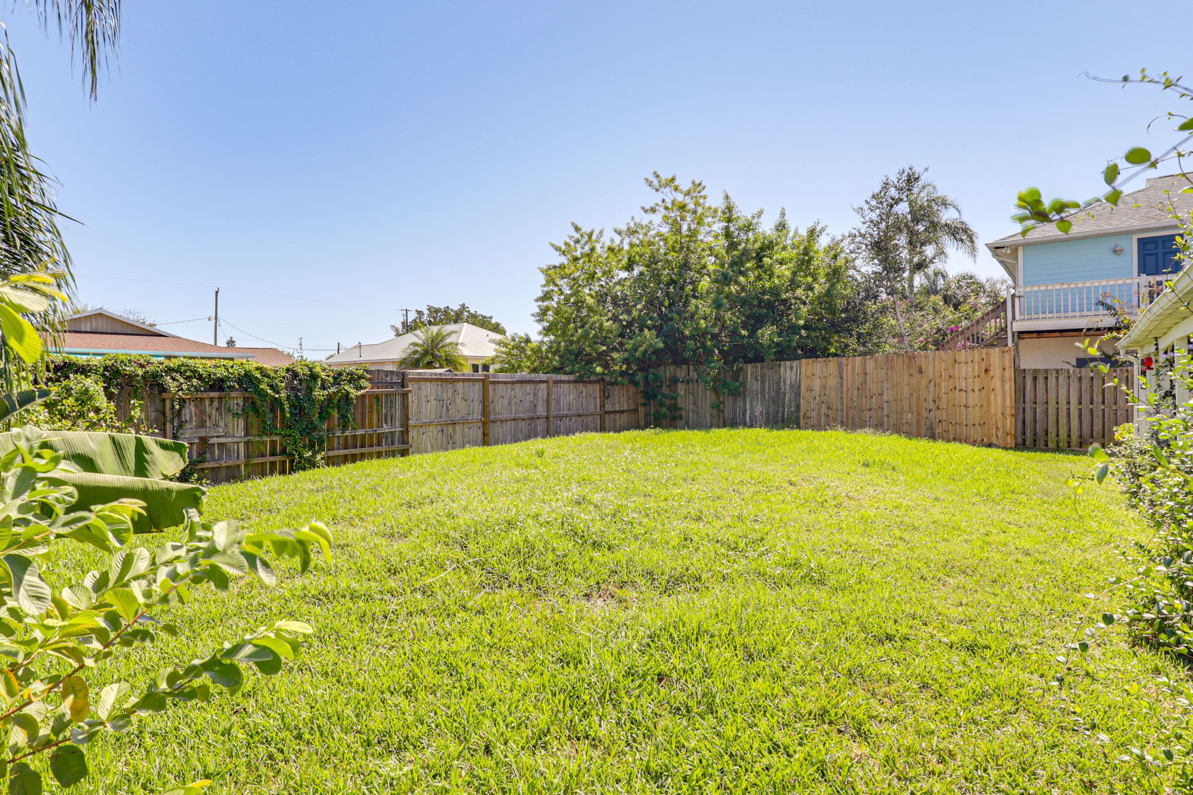 Private Backyard Area