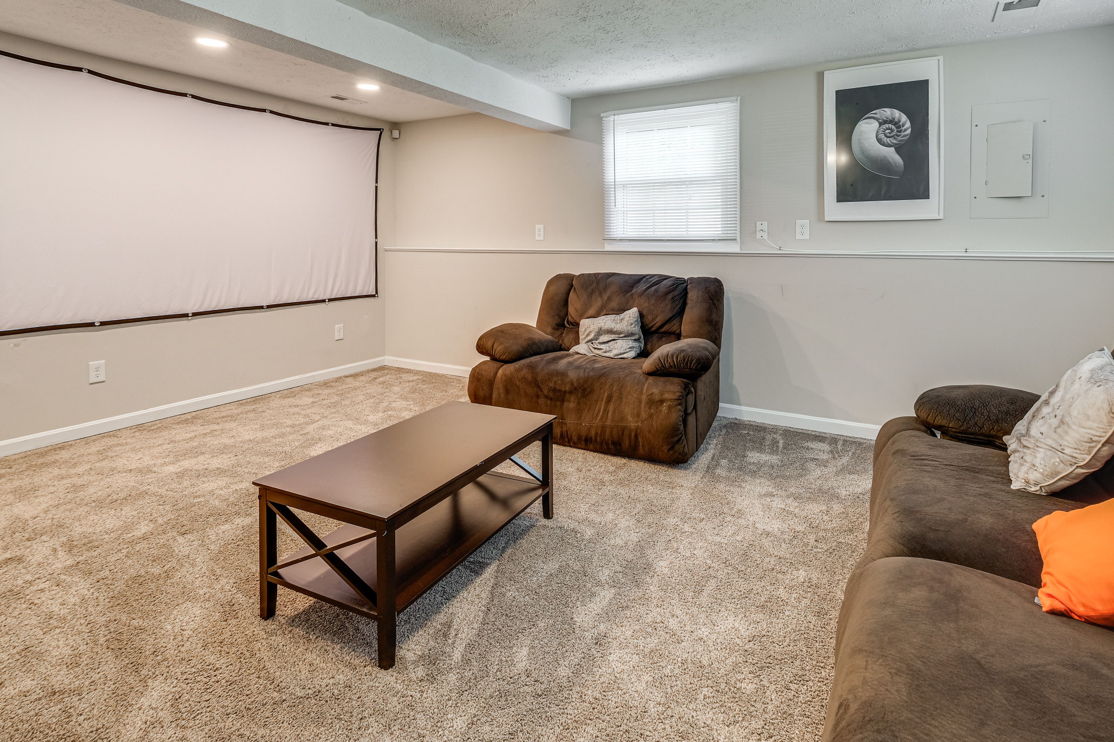 Den | Projector | Basement