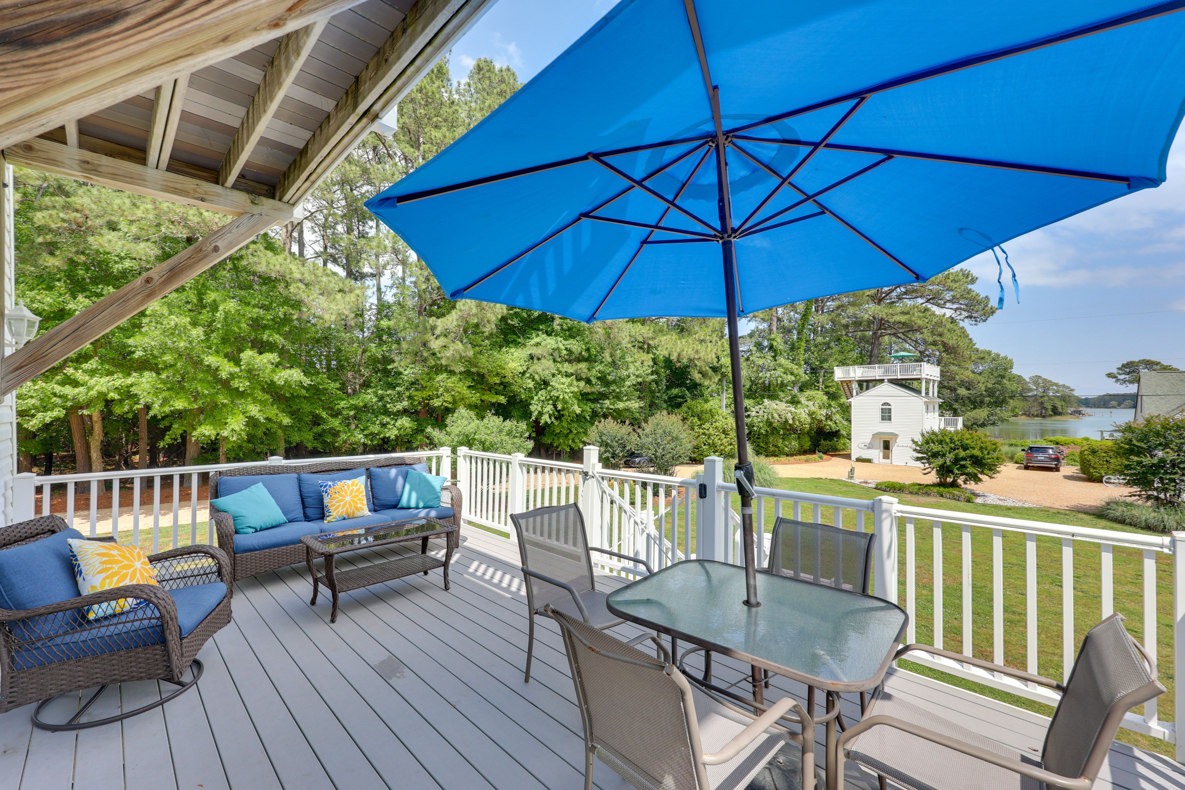 Private Deck | 2-Story Home
