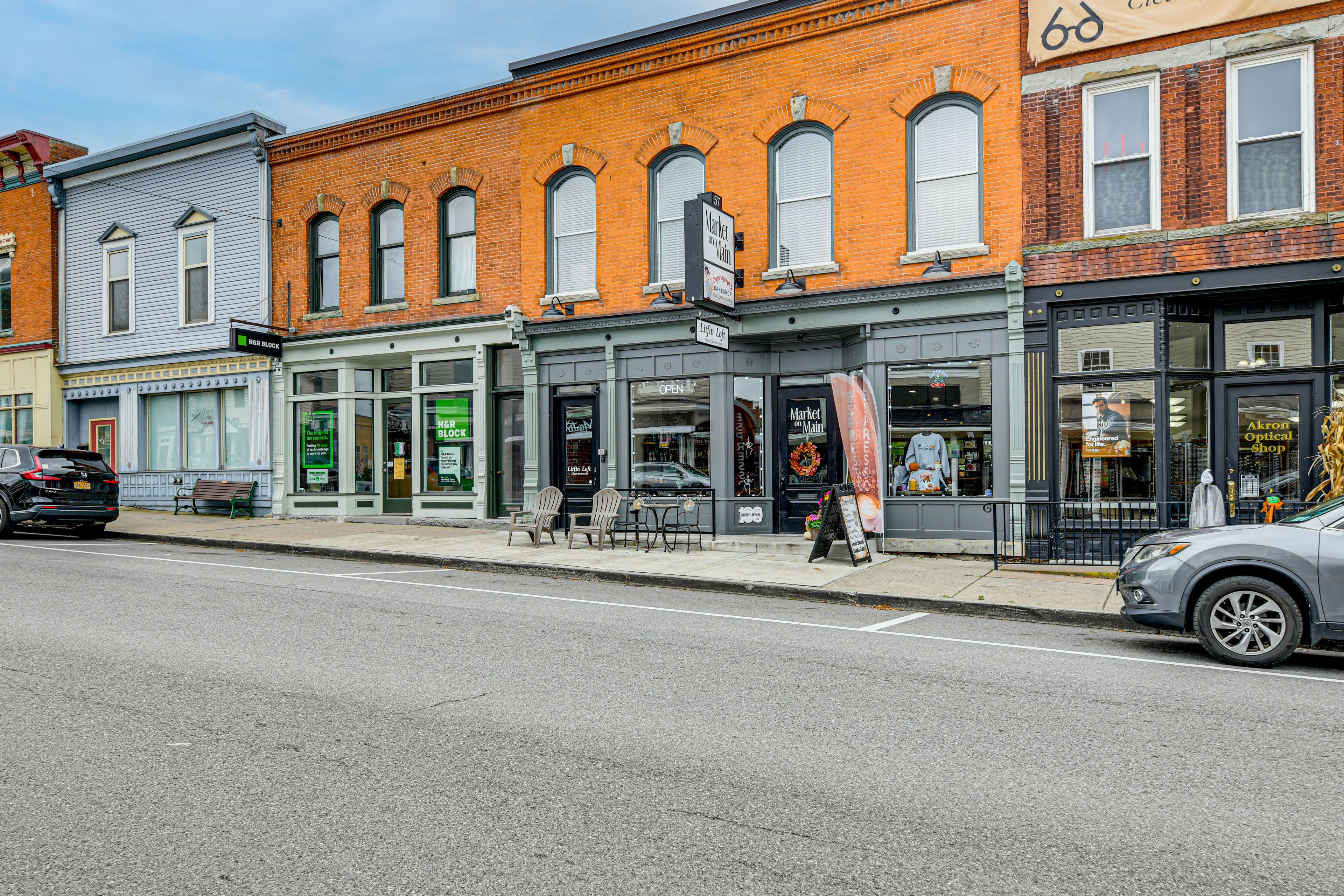 Exterior | Main Street Location Above Coffee Shop
