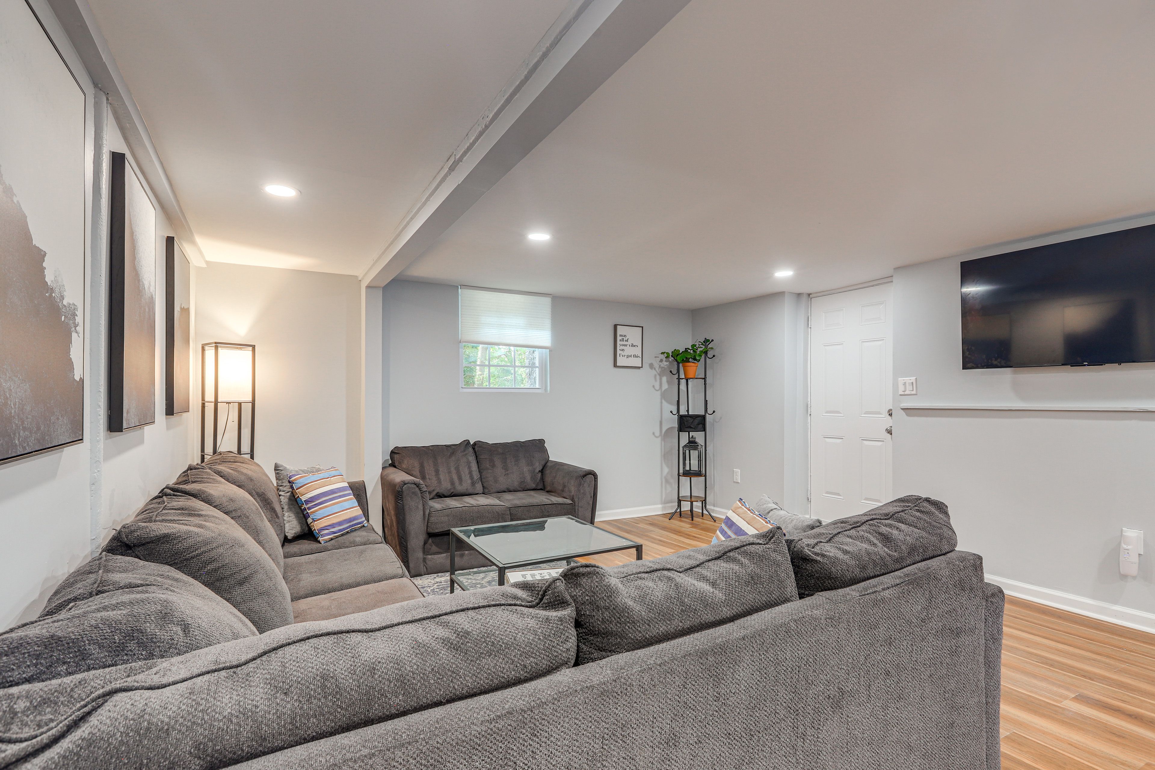 Basement Living Area