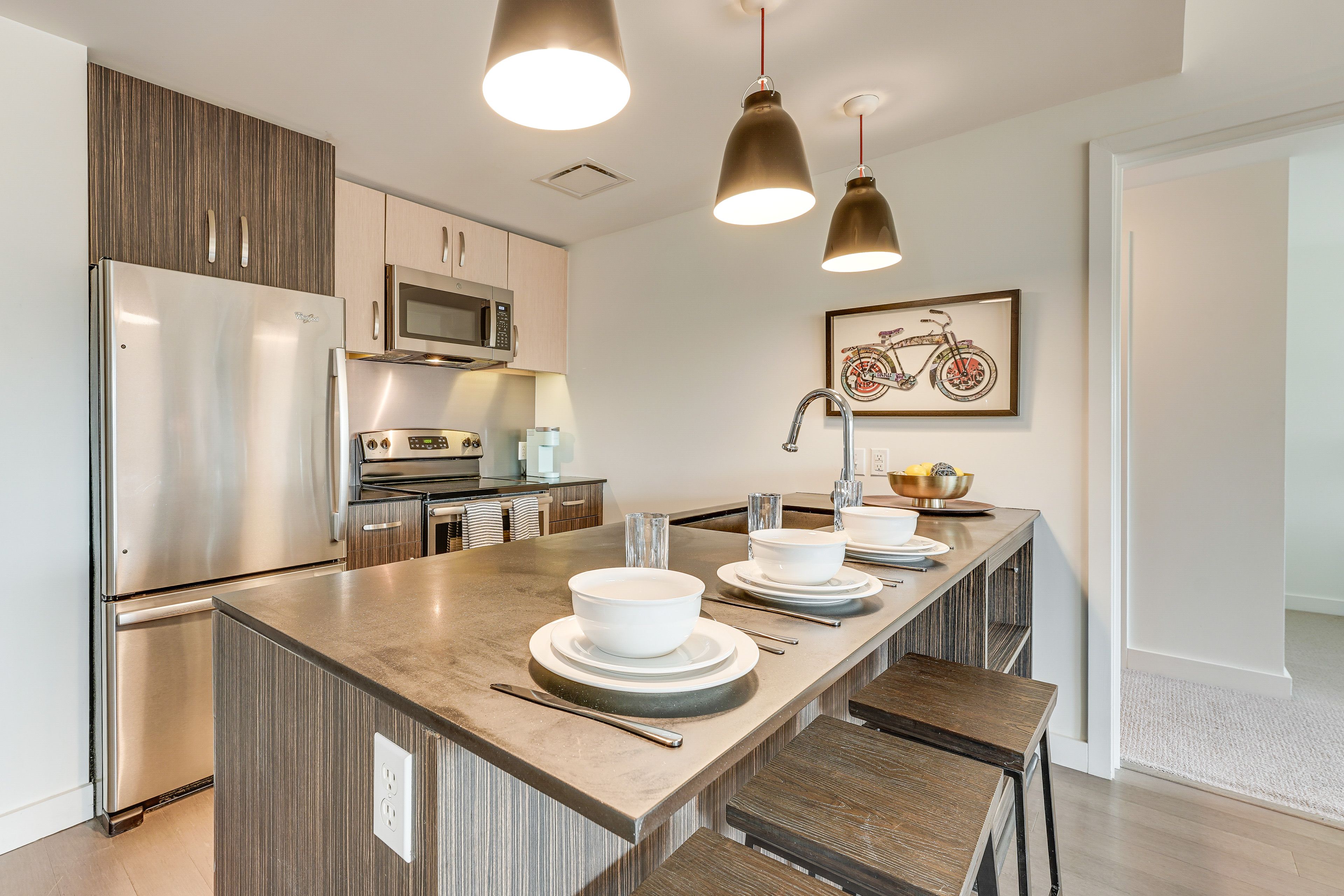 Kitchen | Dishwasher | Keurig Coffee Maker | Dishware & Flatware Provided