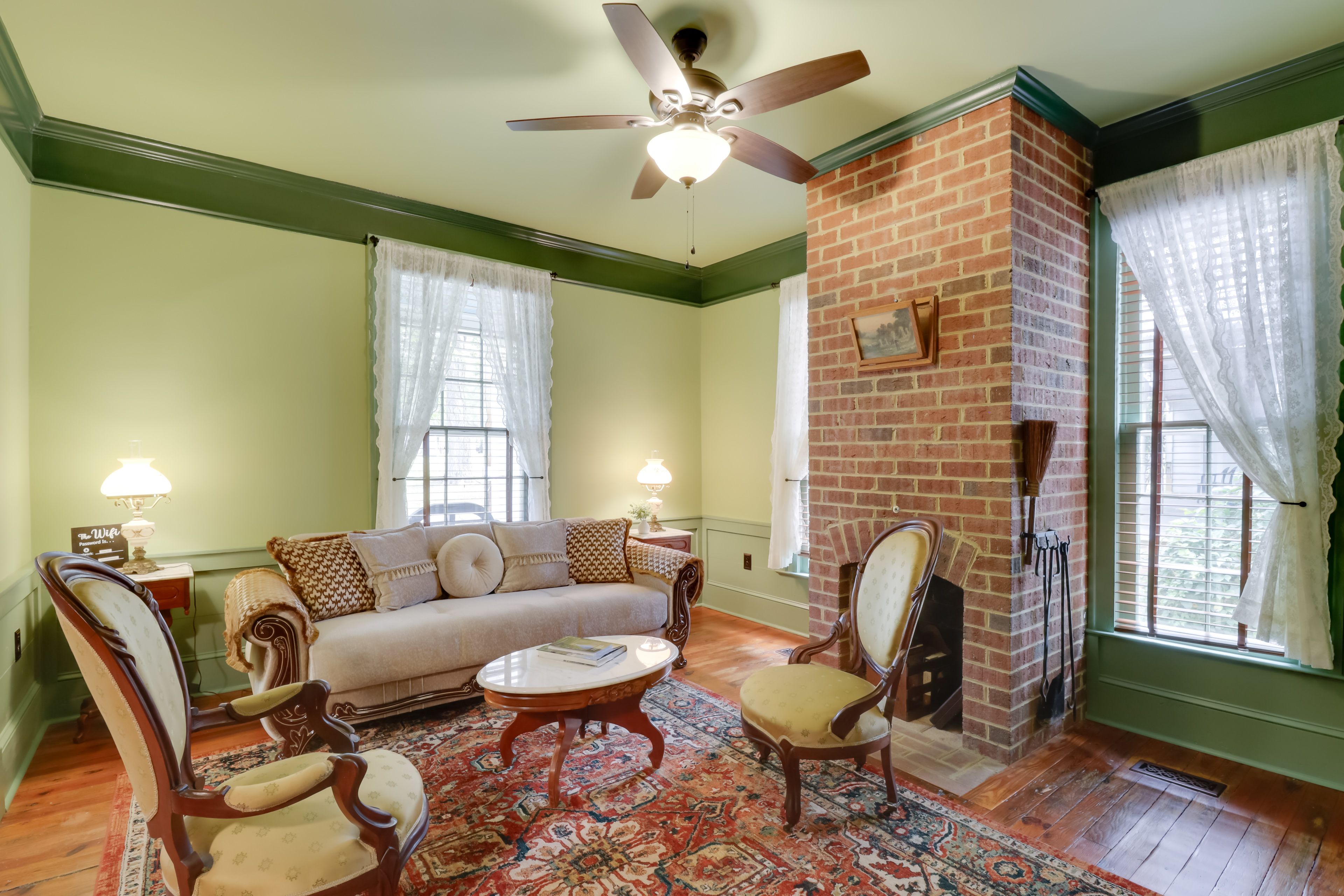 Living Room | Queen Sleeper Sofa | Free WiFi | Central A/C & Heat | 1st Floor