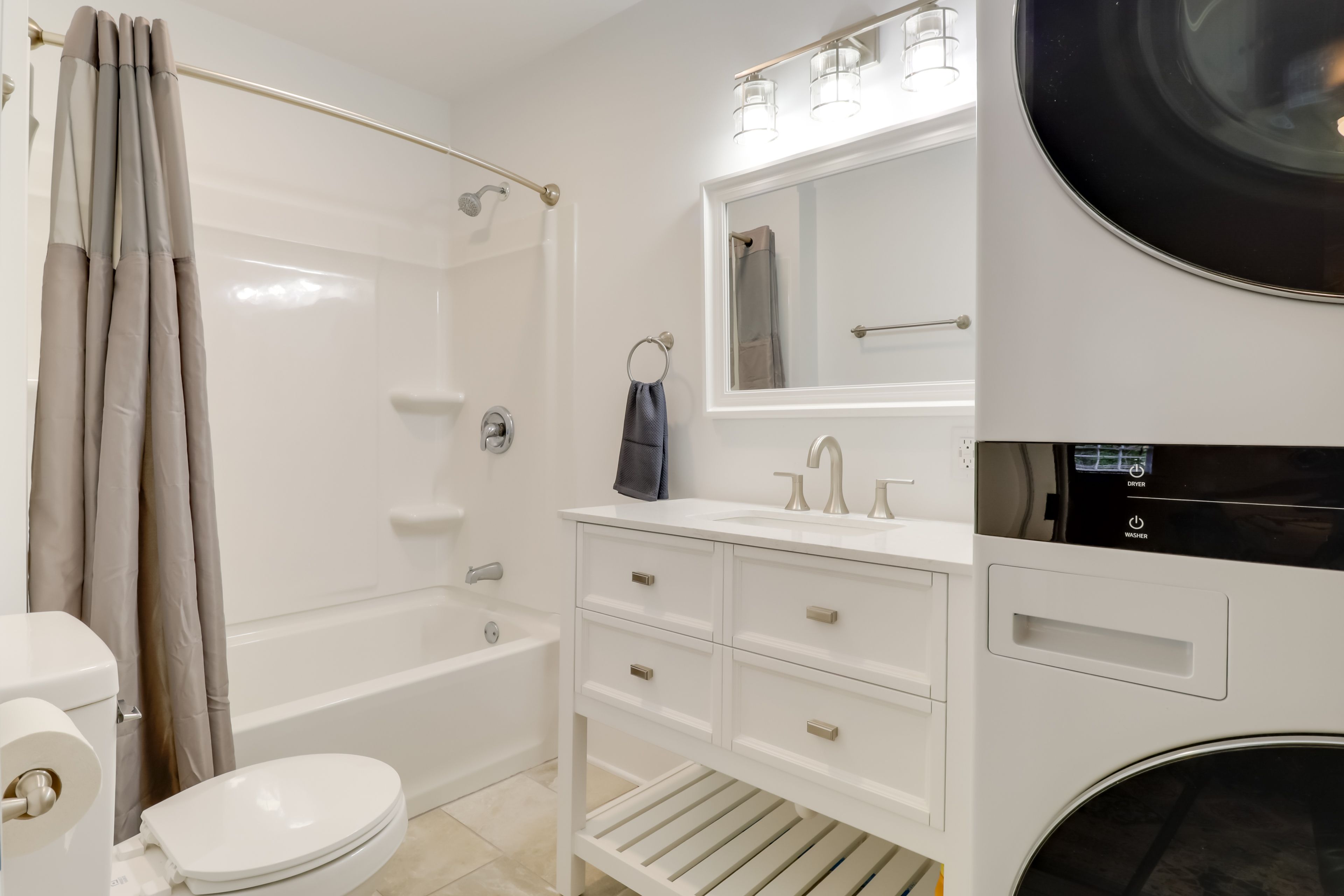 Full Bathroom | In-Unit Laundry | Detergent | Iron & Board