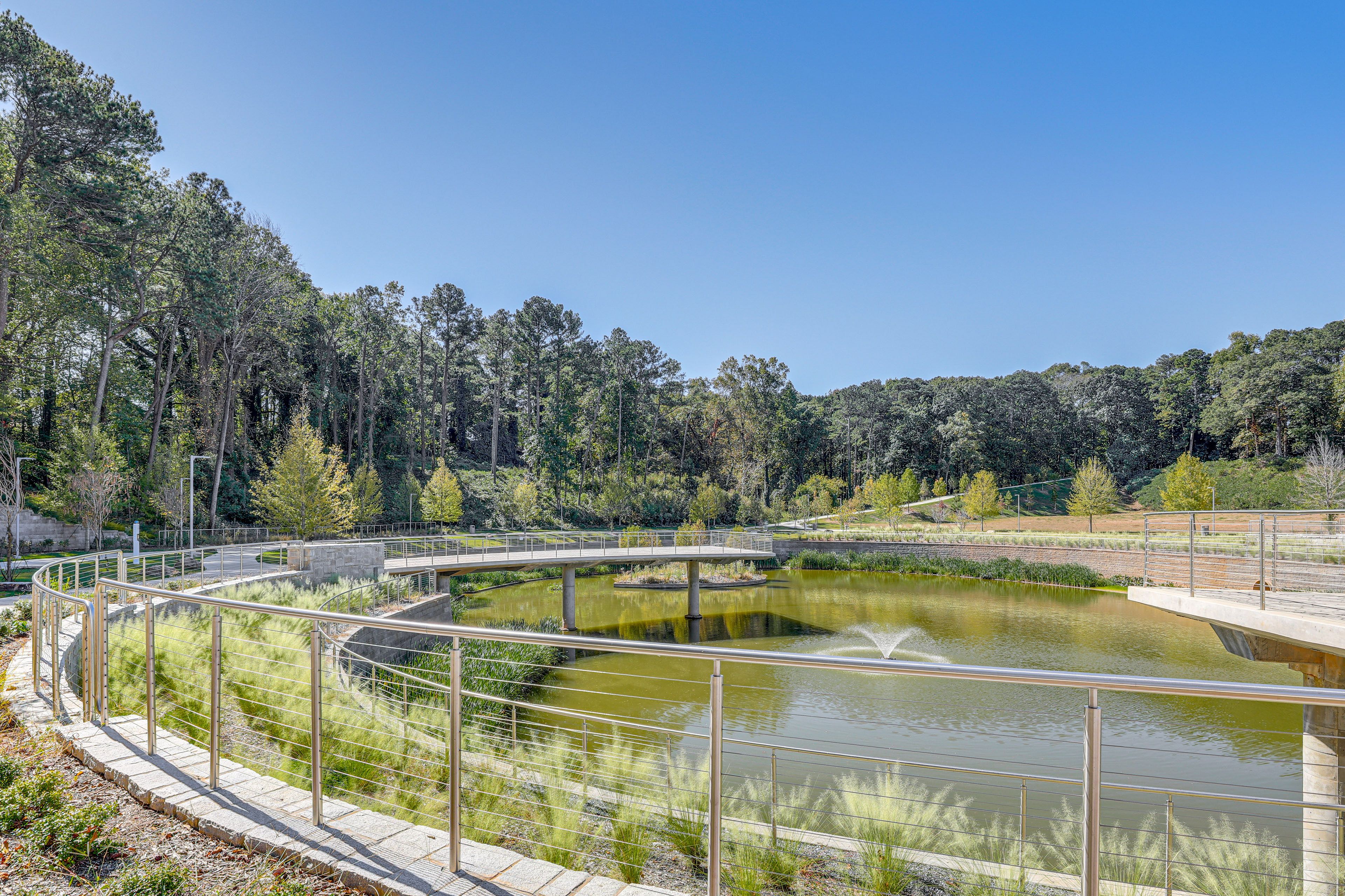 On-Site Walking Paths & Pond